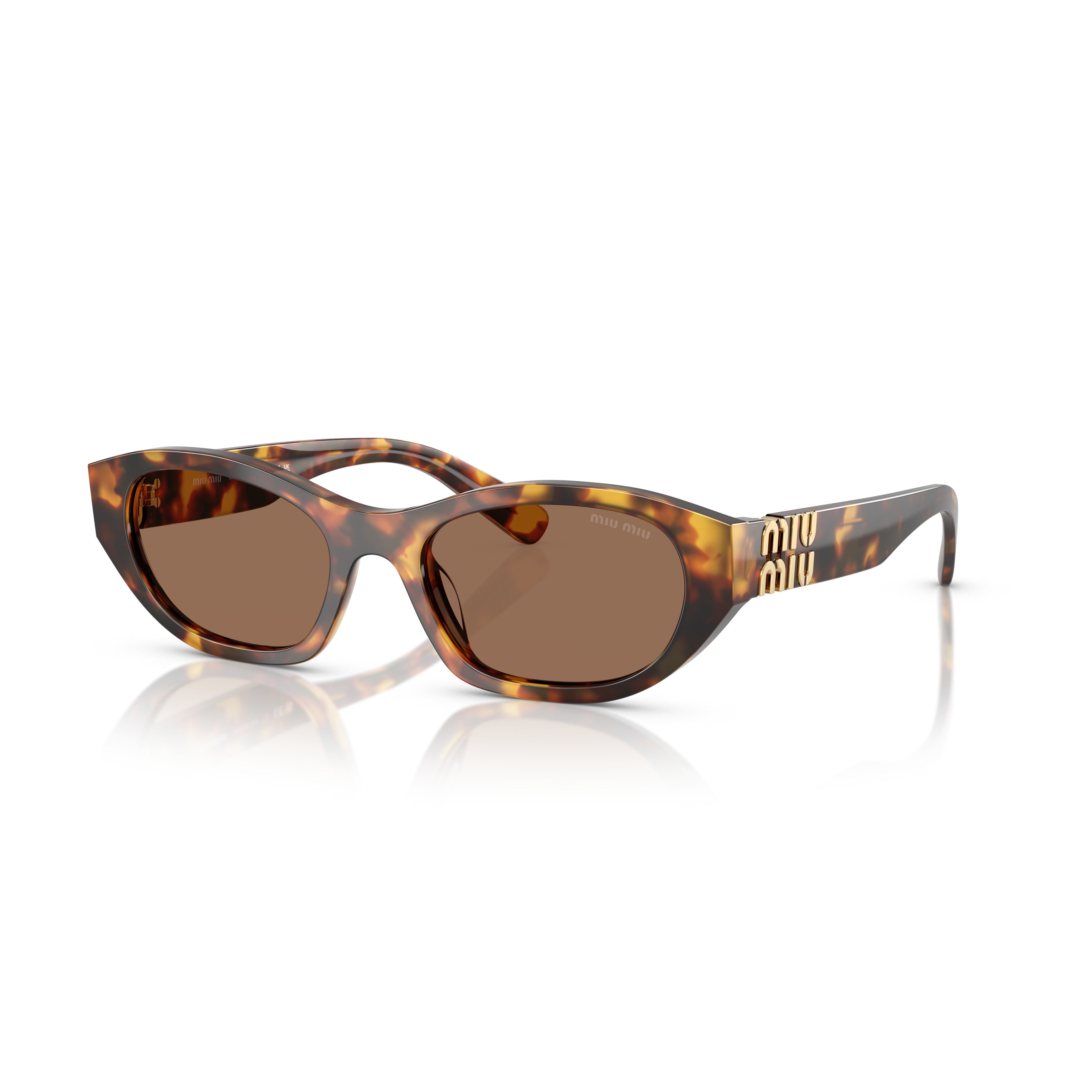 0mu A03s Tortoiseshell Oval Frame Sunglasses