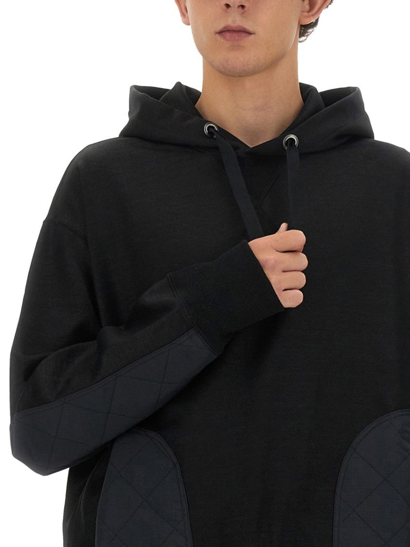 Relaxed-Fit Black Hoodie