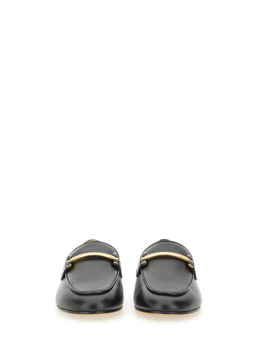 Pointed Toe Leather Loafers