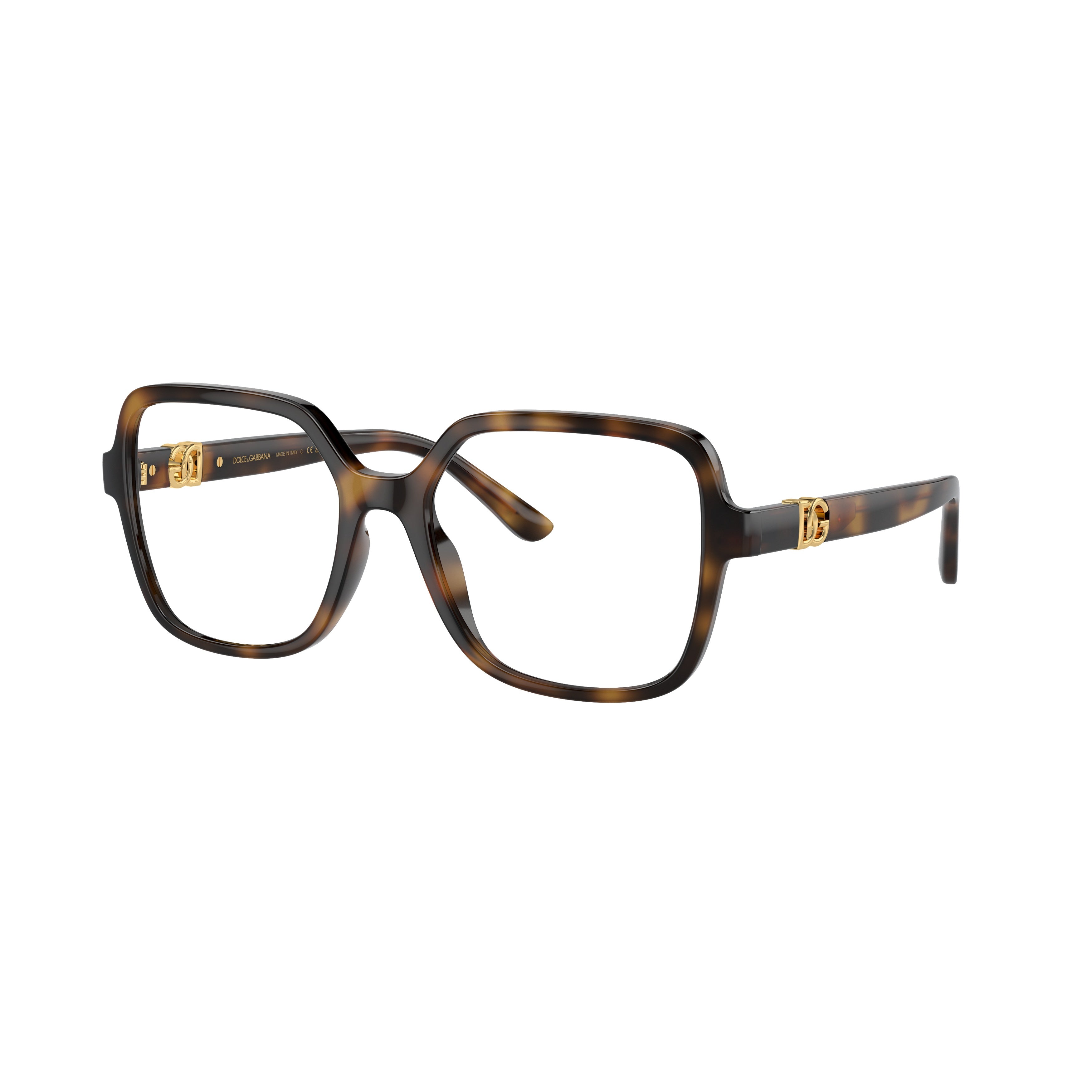 0dg5105u Oversized Square Frame Tortoiseshell Sunglasses