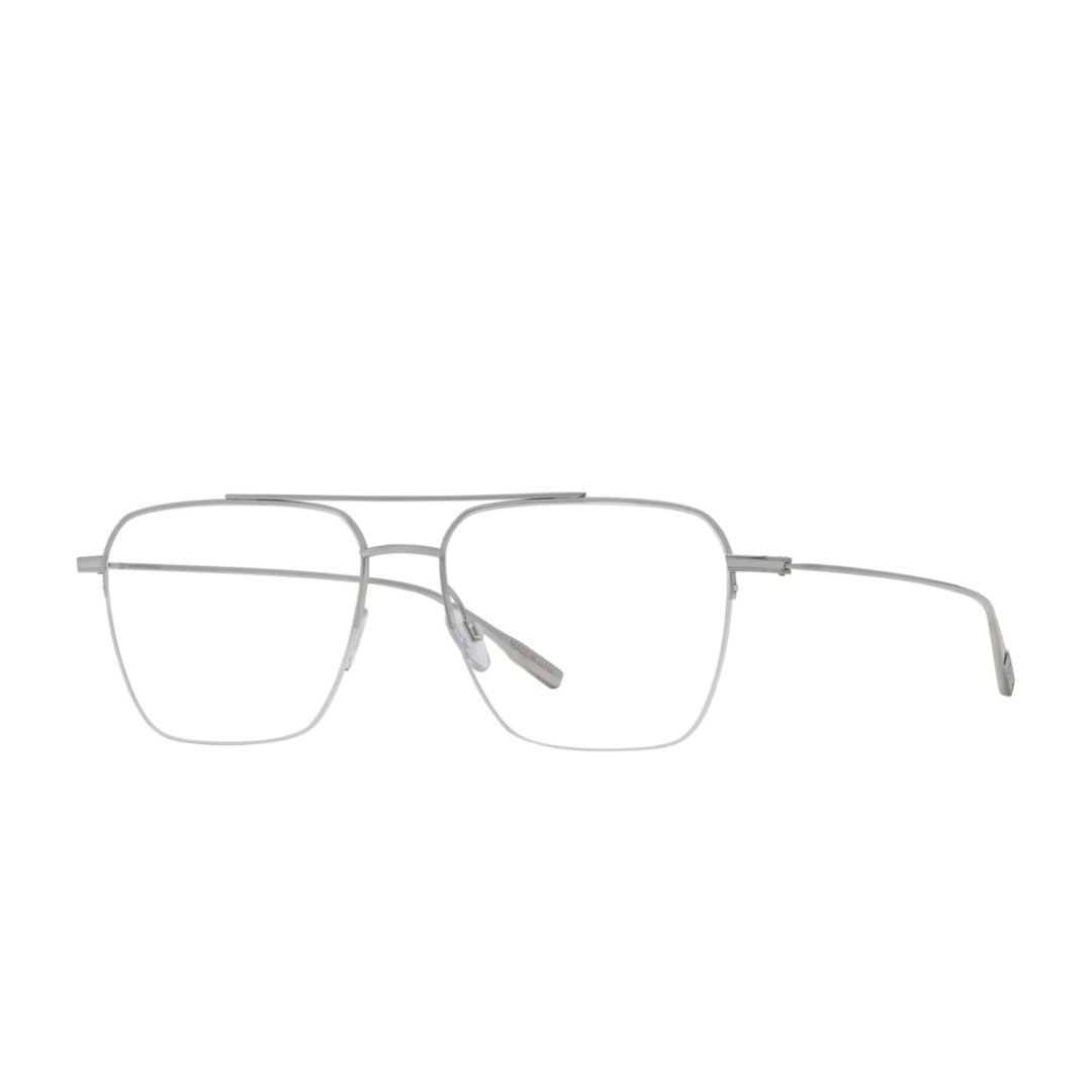 Armstrong Minimalist Rectangular Titanium Eyeglasses with Adjustable Nose Pads