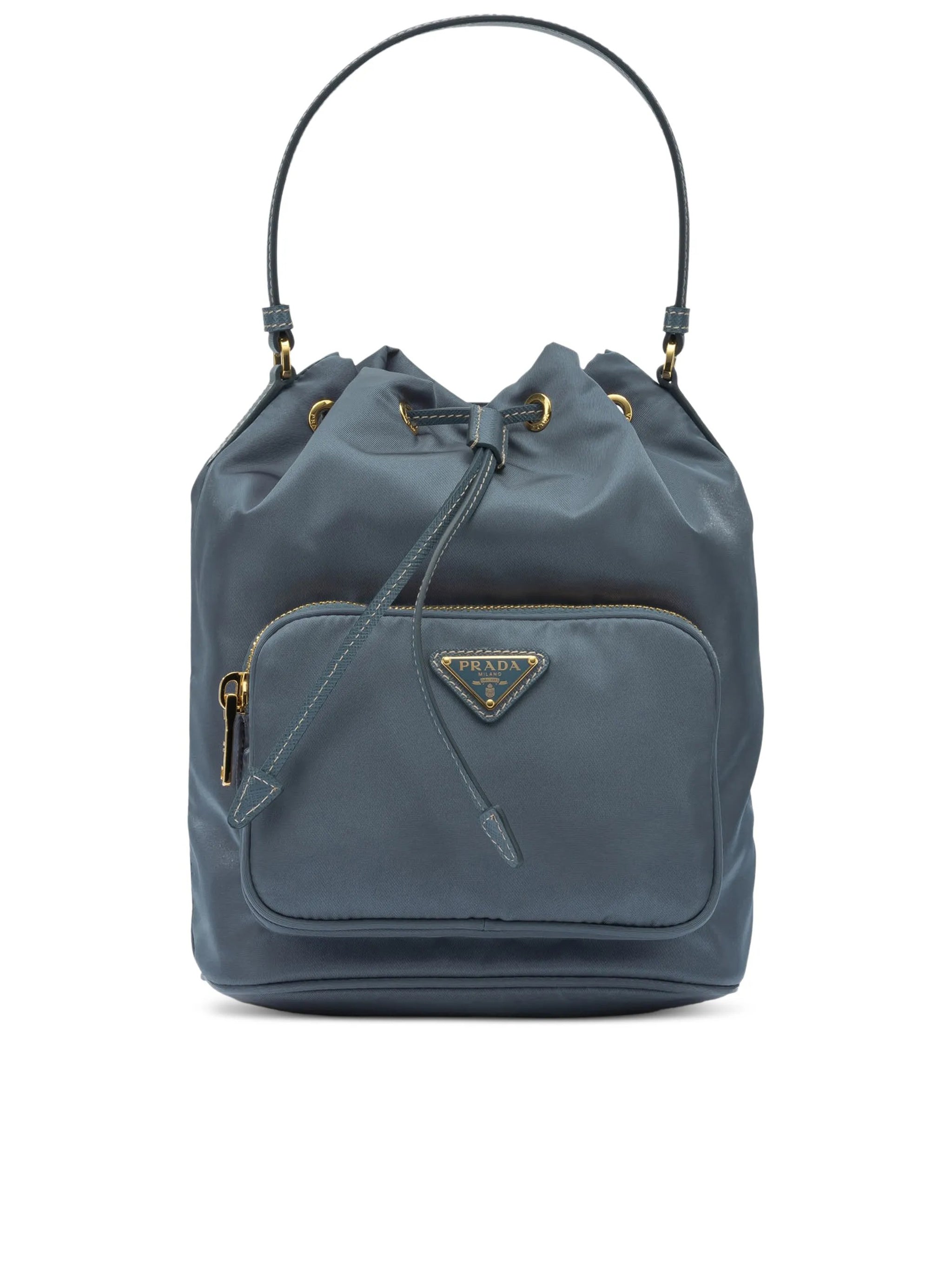 Deep Blue Duet Re-Nylon Bucket Bag