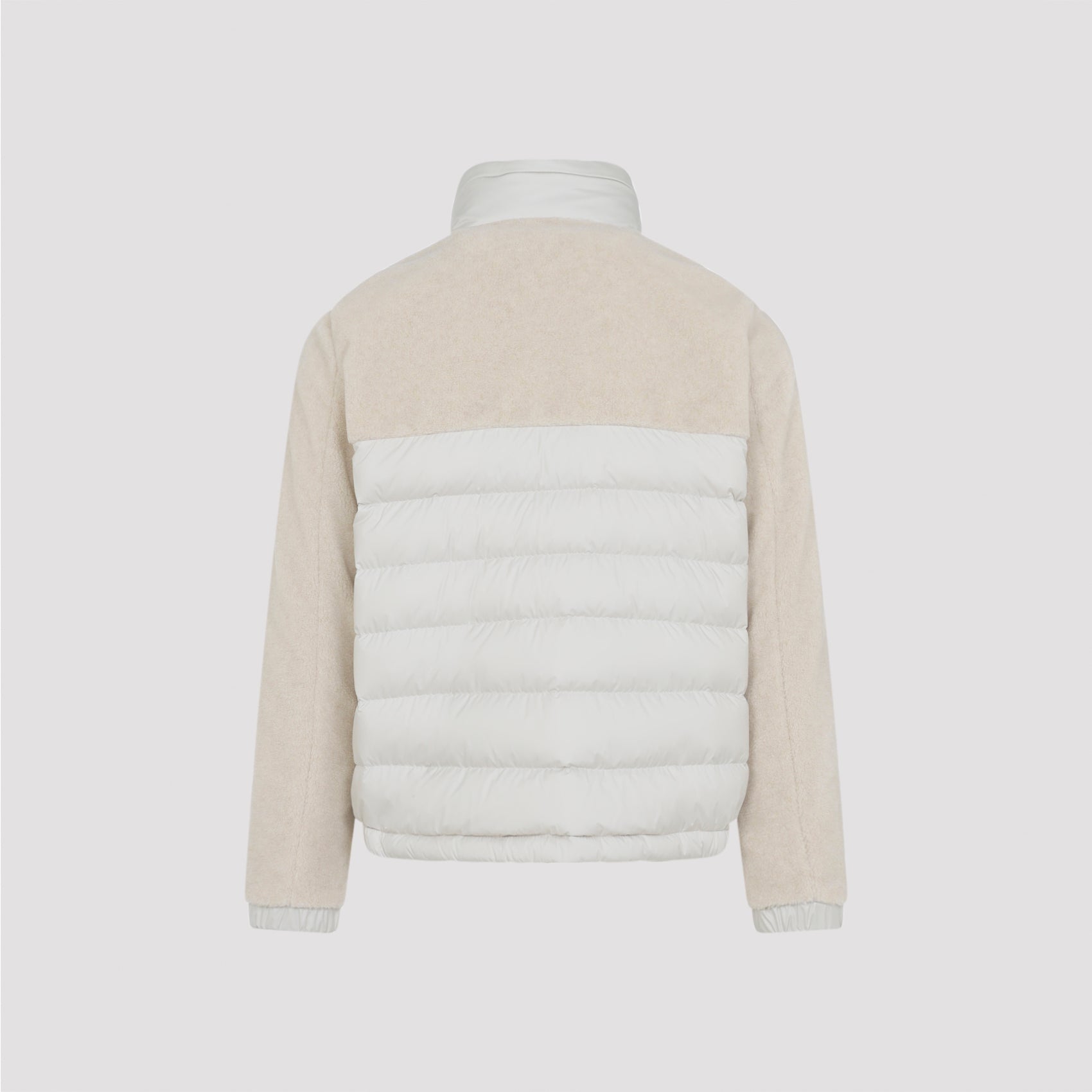 Padded Down Jacket with Quilted Design