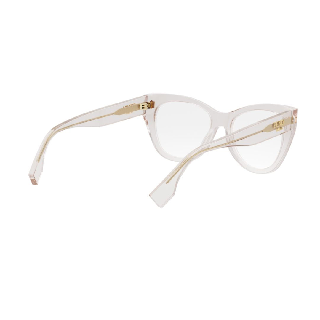 Fe50086i Translucent Acetate Cat-Eye Eyeglasses