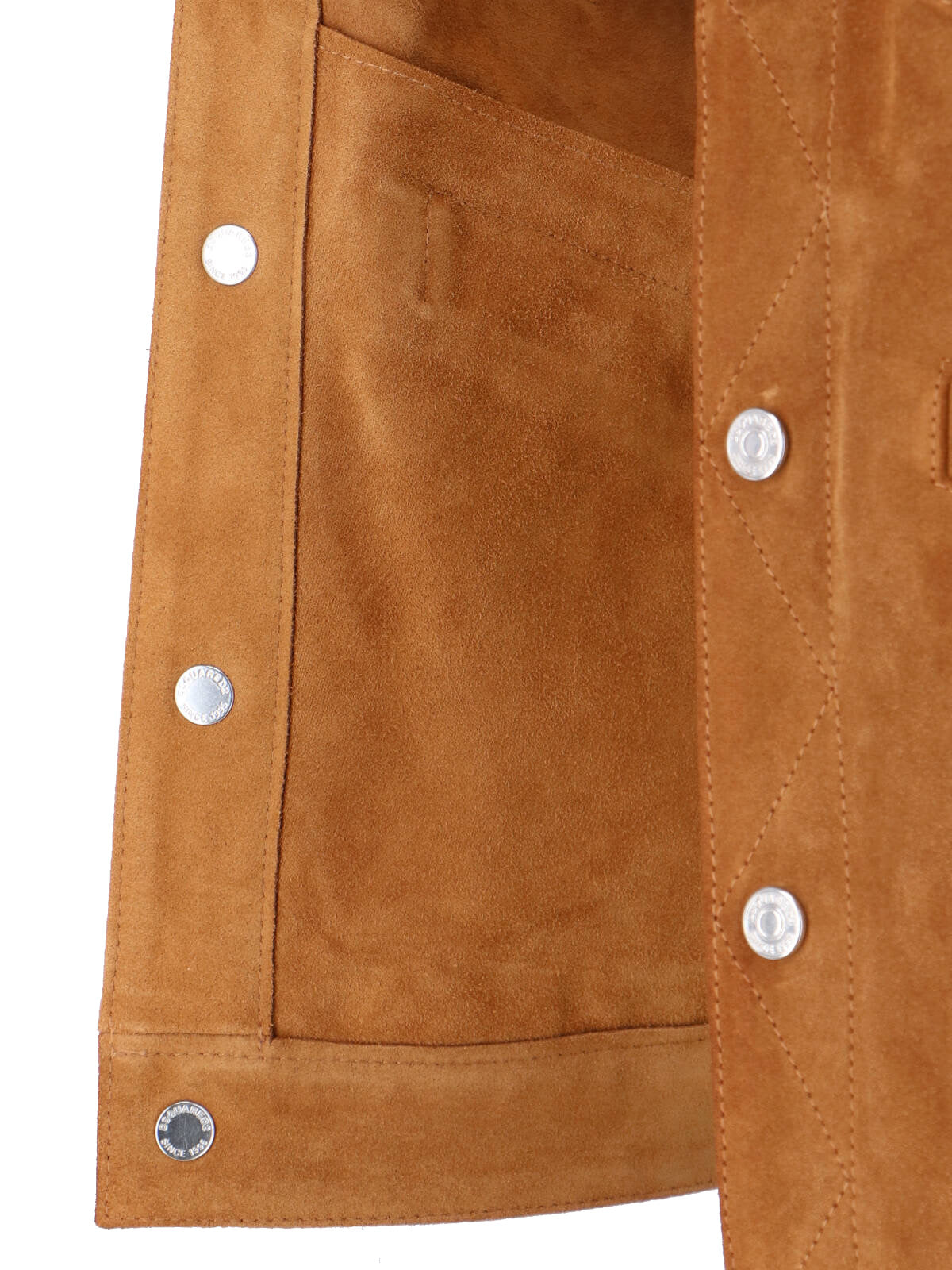 Structured Brown Jacket with Front Zipper