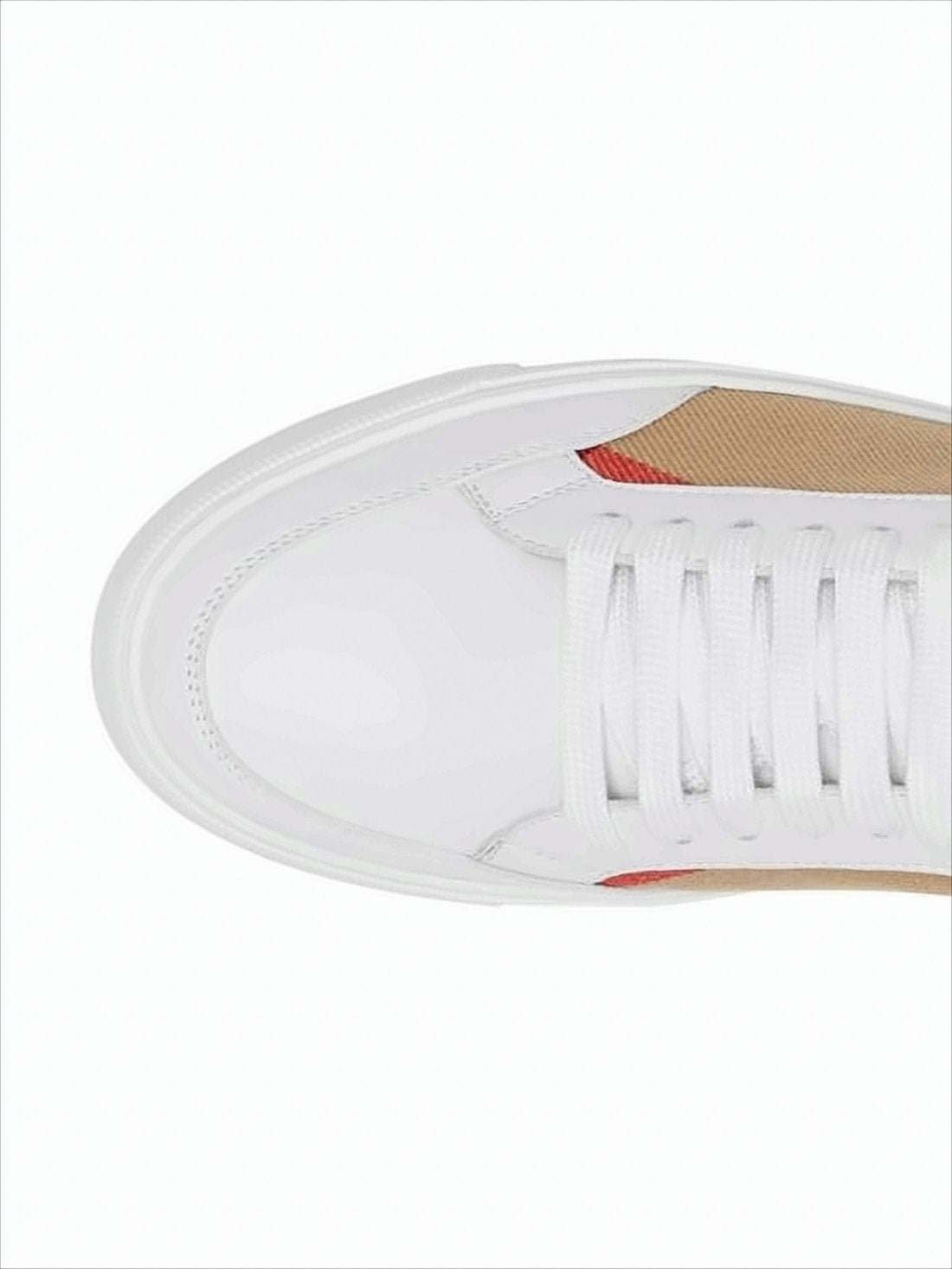 Low-Top Sneakers with Classic Check Pattern