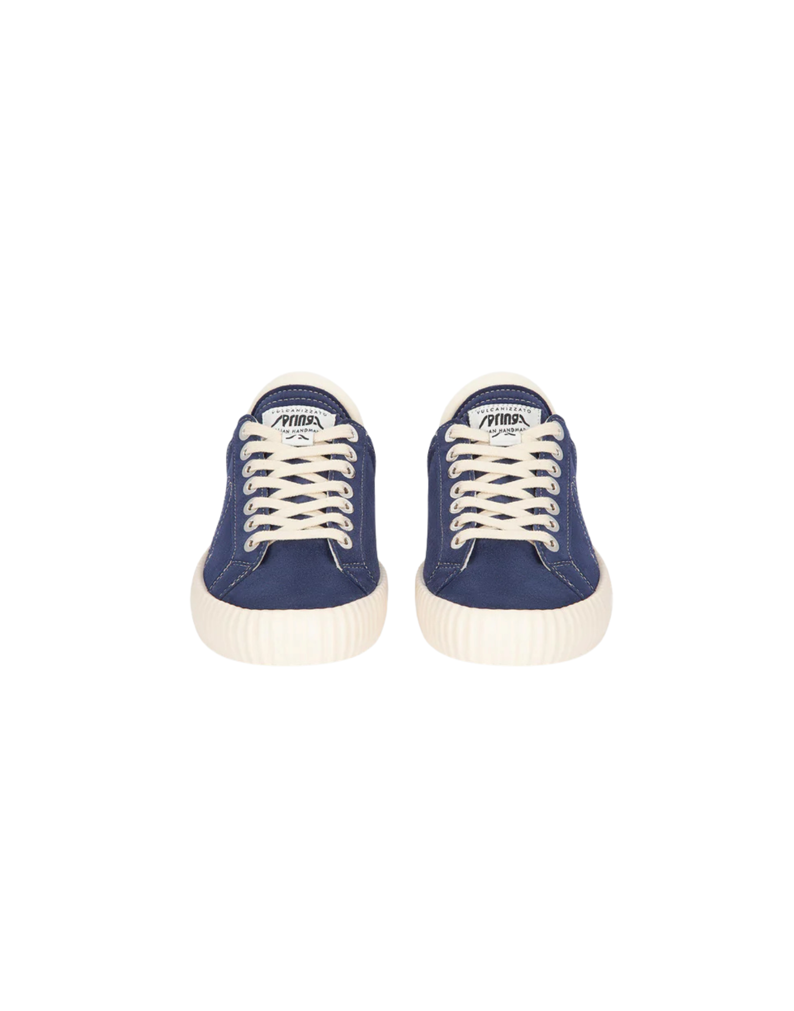 Blue Wavy Suede Sneakers