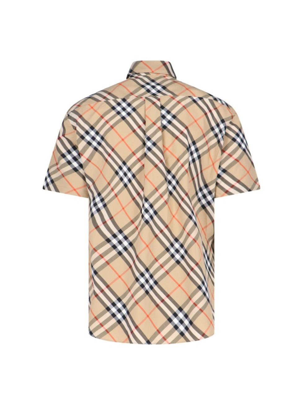 "Check" Shirt – Beige