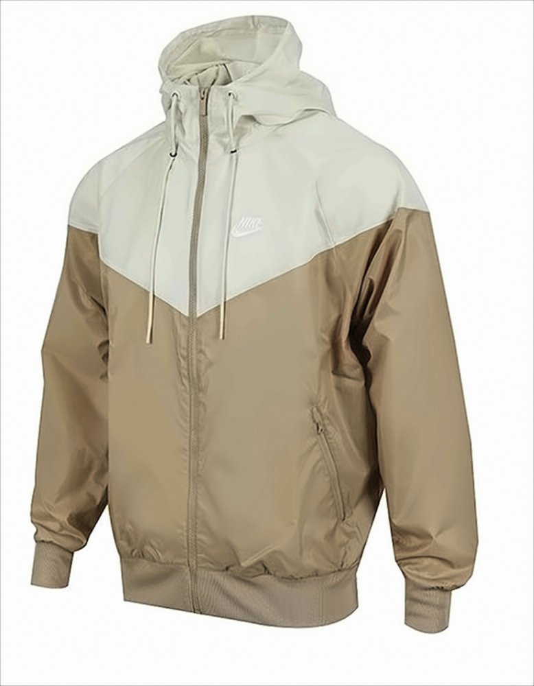 Two-Tone Casual Jacket With Adjustable Hood