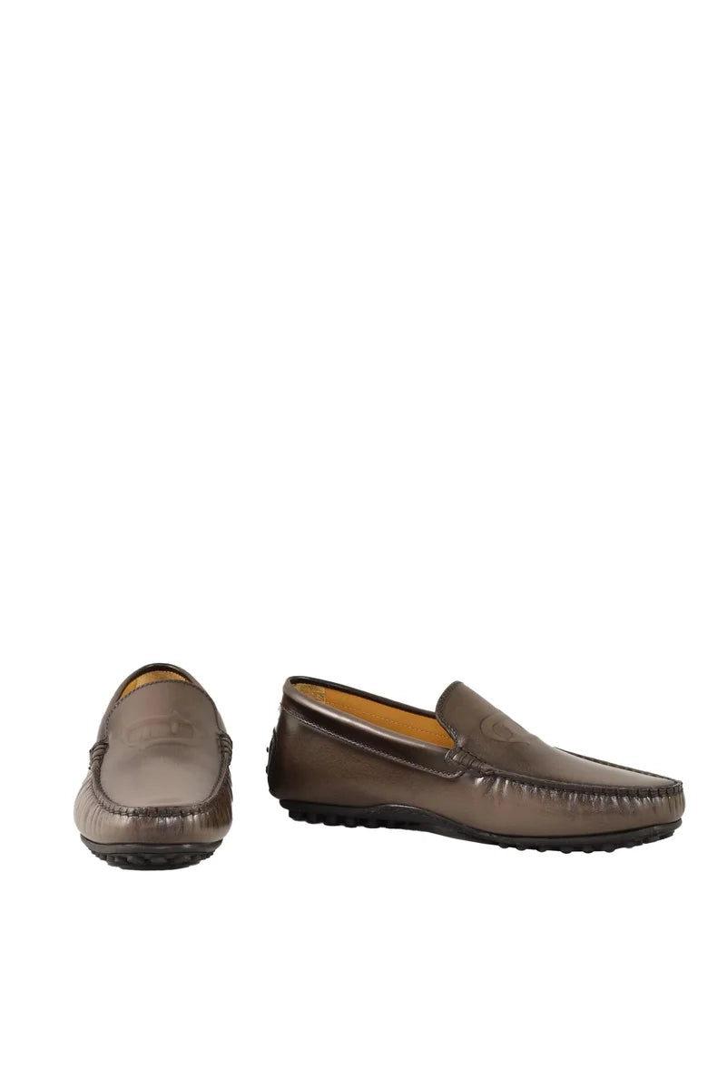 Rubber Sole Loafer - Taupe