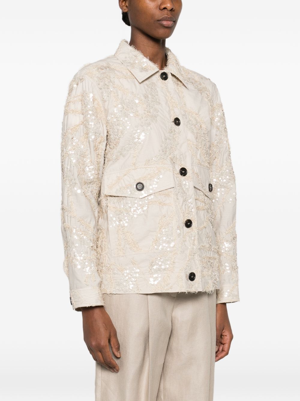 Boxy Light Beige Jacket