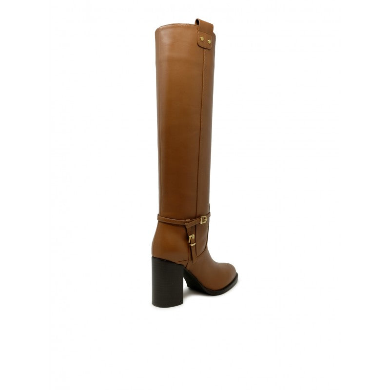 Buty Lt2465 ze skóry wielbłądziej