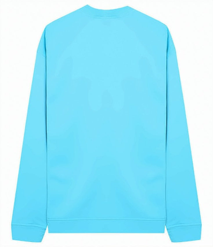 Bright Blue Long-Sleeve Sweatshirt