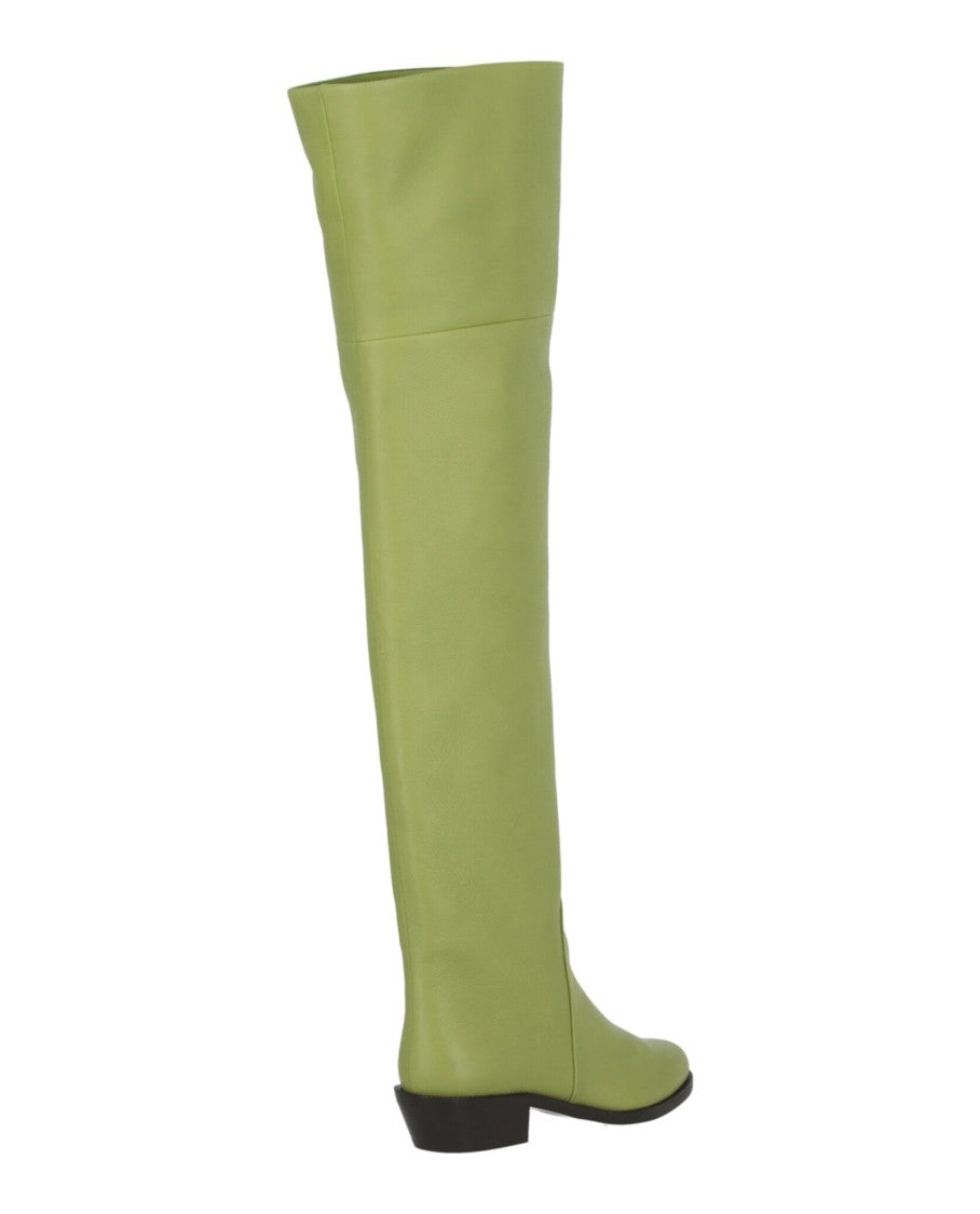 Bucaneve Leather Over-The-Knee Boots