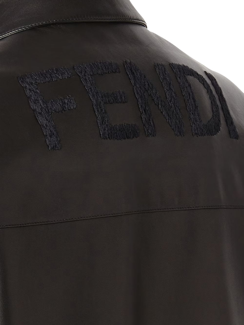 Soft Black Leather Blouson