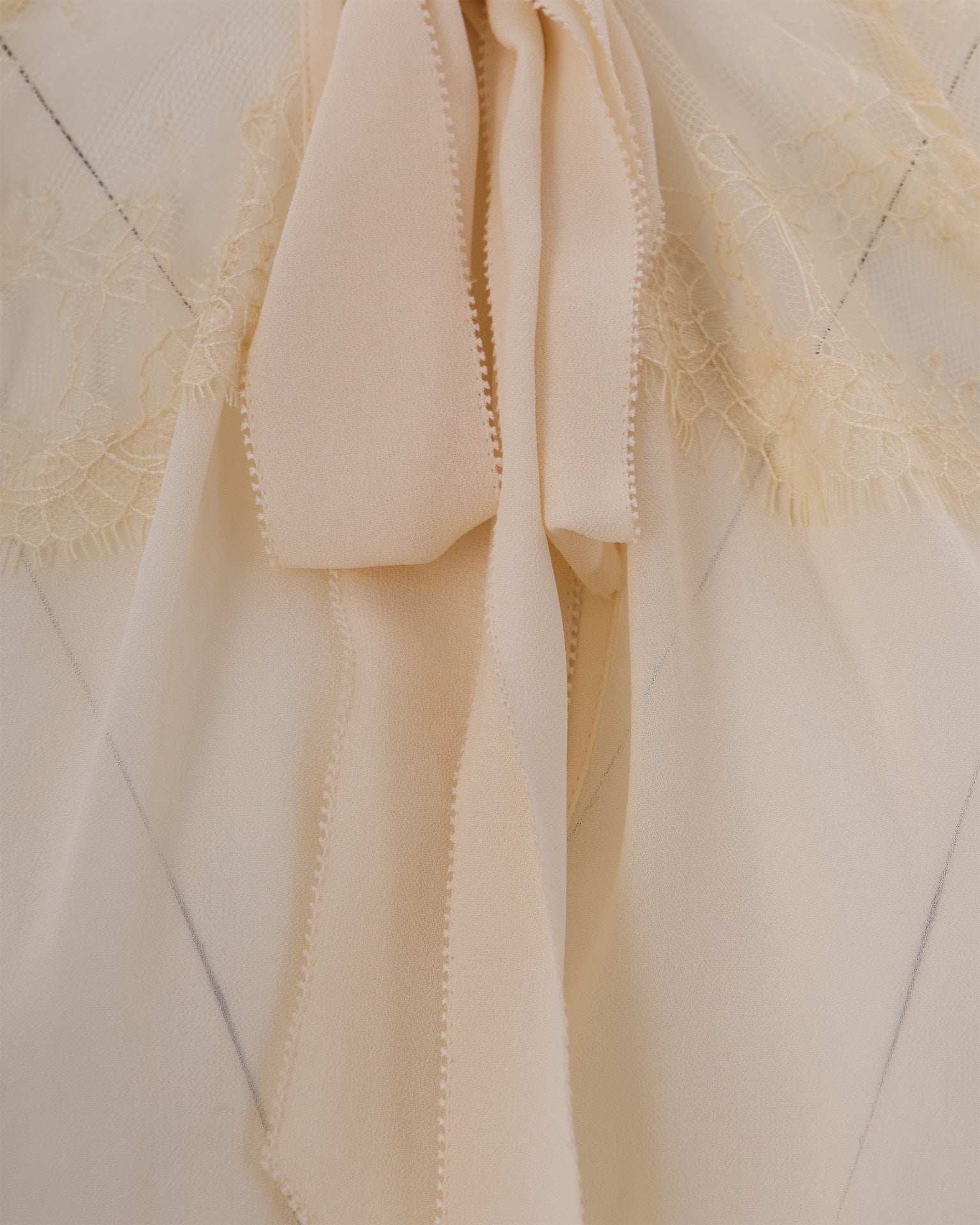 Warm Ivory Lace Blouse