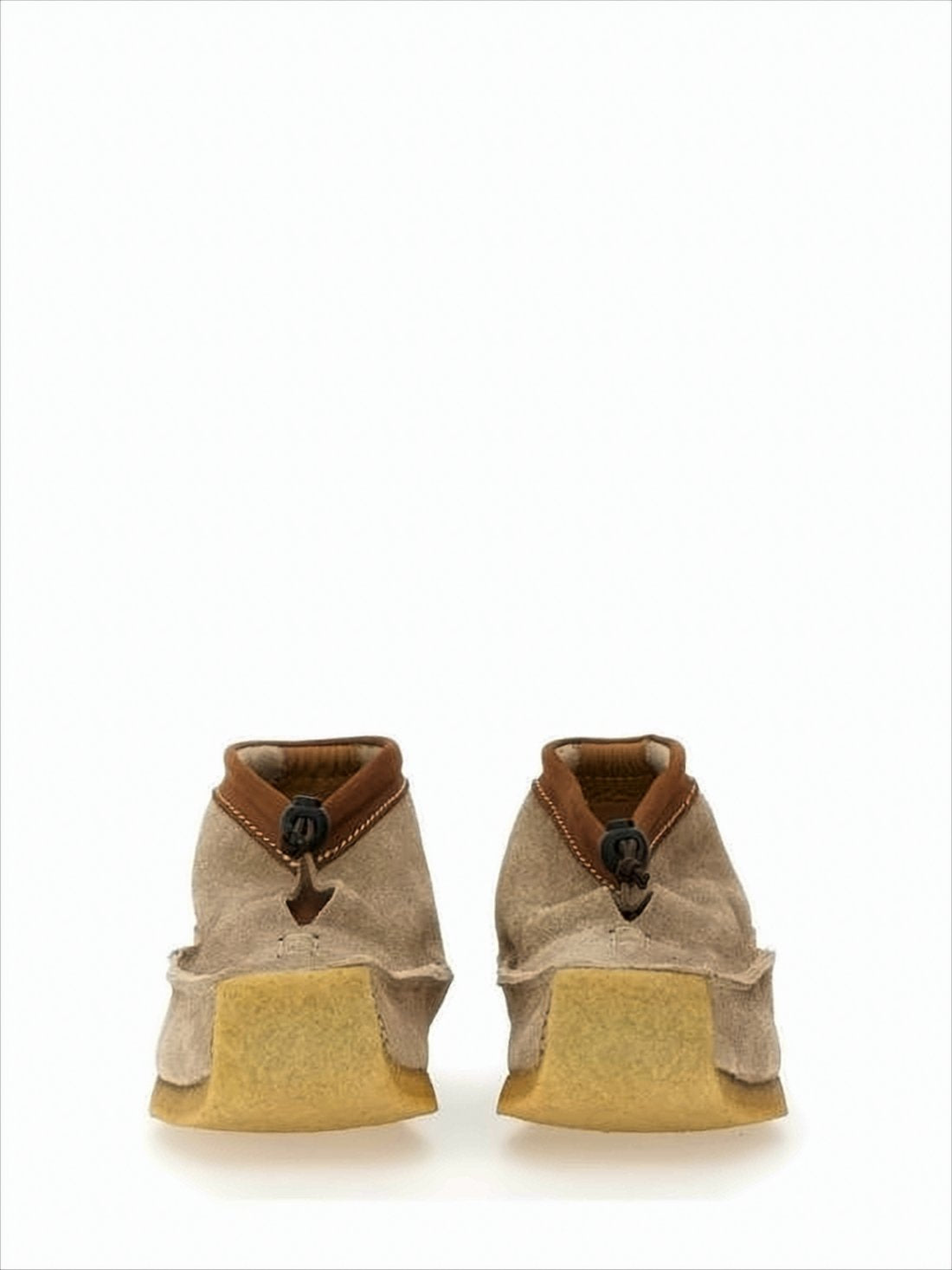 Suede Loafers with Adjustable Toggle Closure