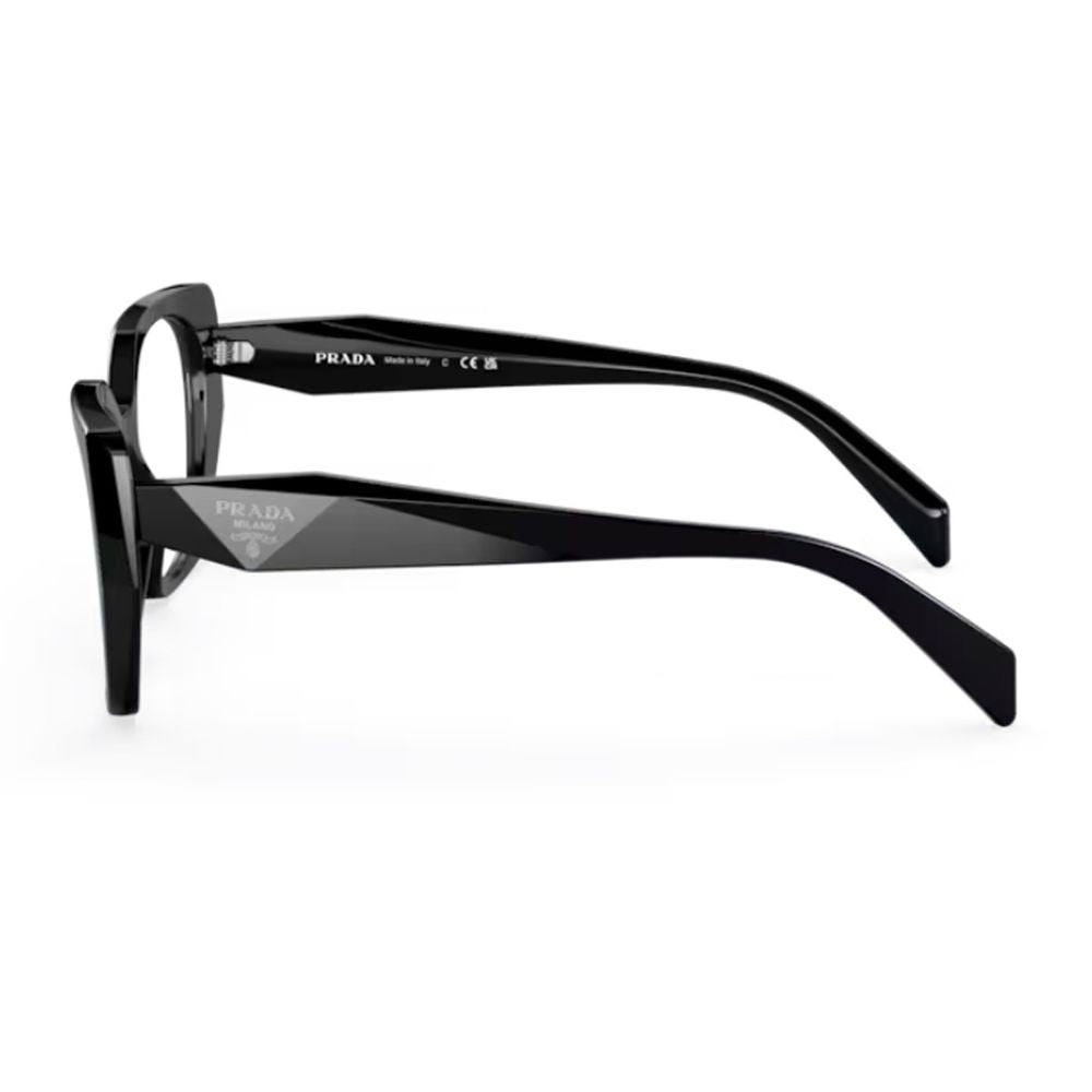 Pr 18Wv Glossy Black Acetate Eyeglasses