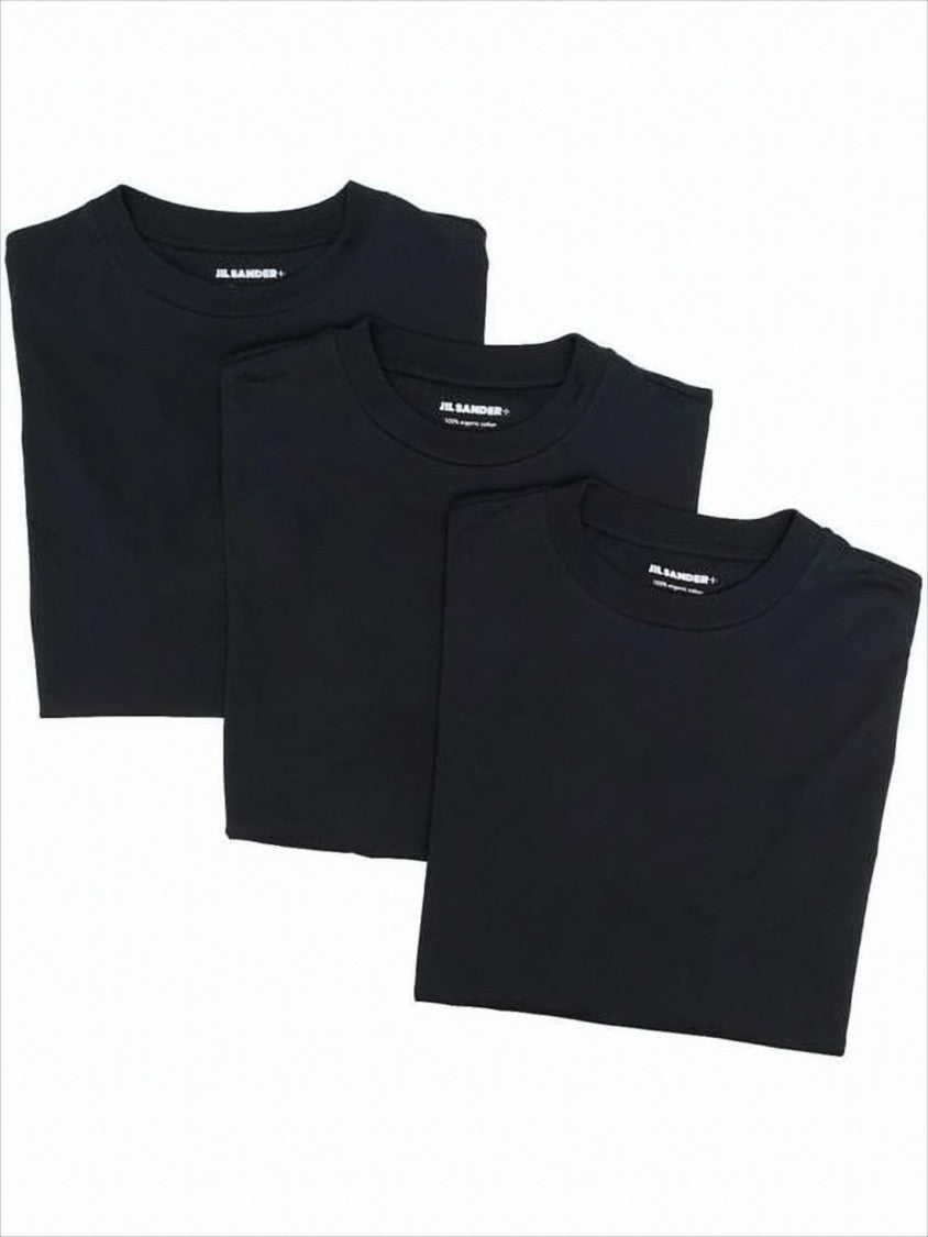 Plain Black Short-Sleeve T-Shirt Set