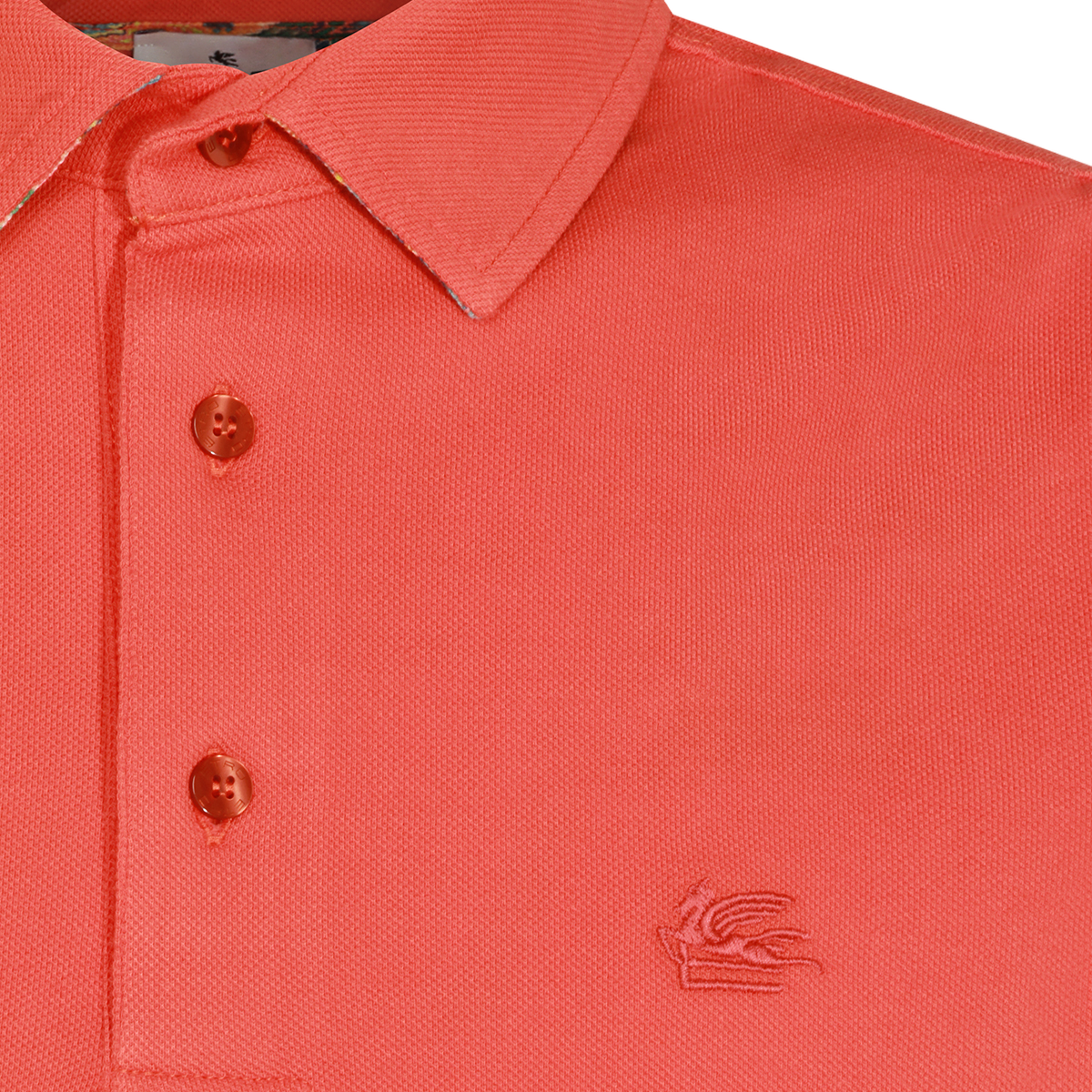 Classic Short-Sleeved Polo Shirt with Embroidered Logo