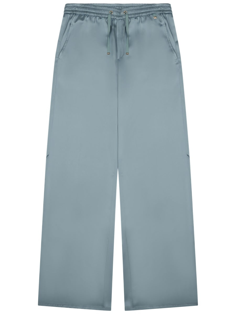 Relaxed Wide-Leg Jogger Pants