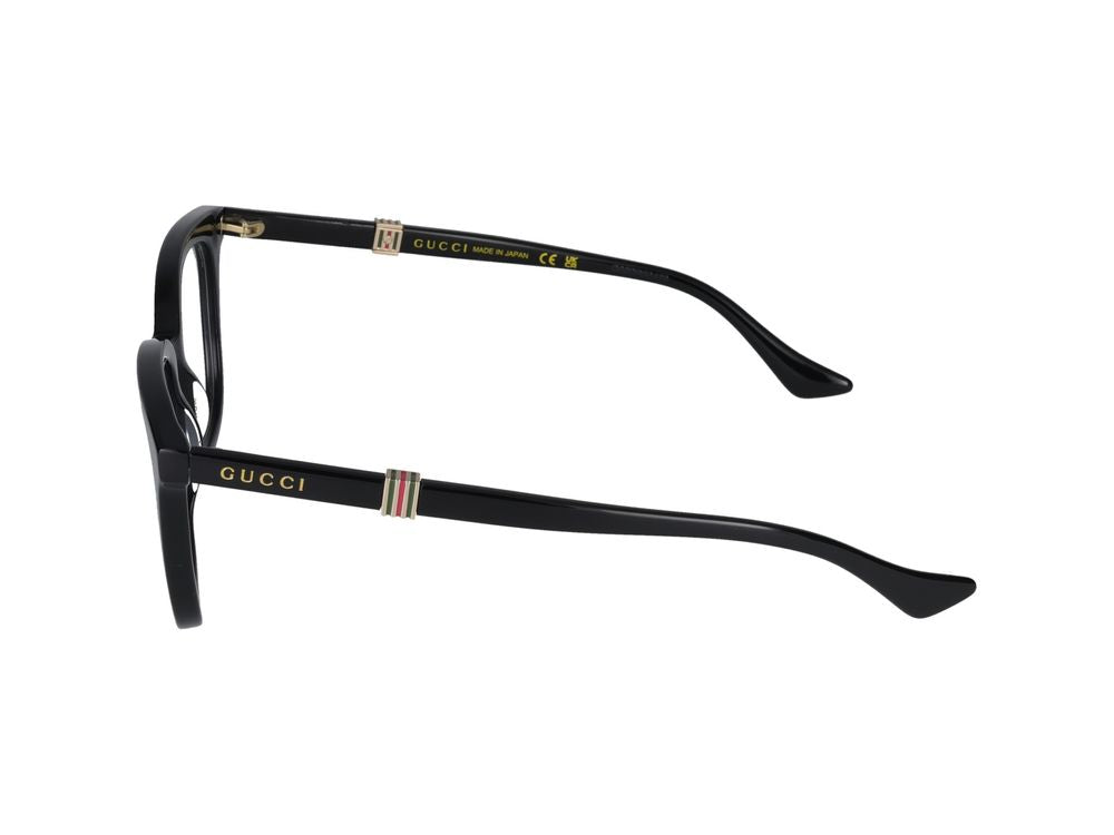 Eyeglasses GG1497O 005 black black transparent 52/20/145