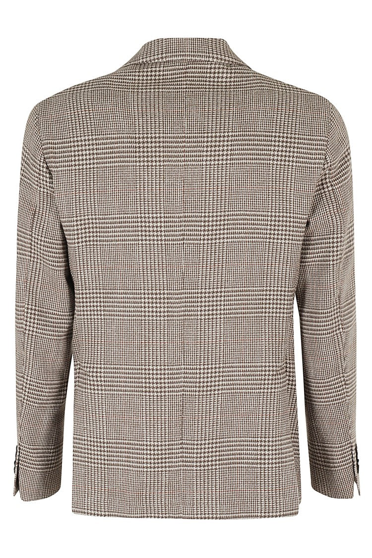 Cotton Cashmere Madras Hand Jacket