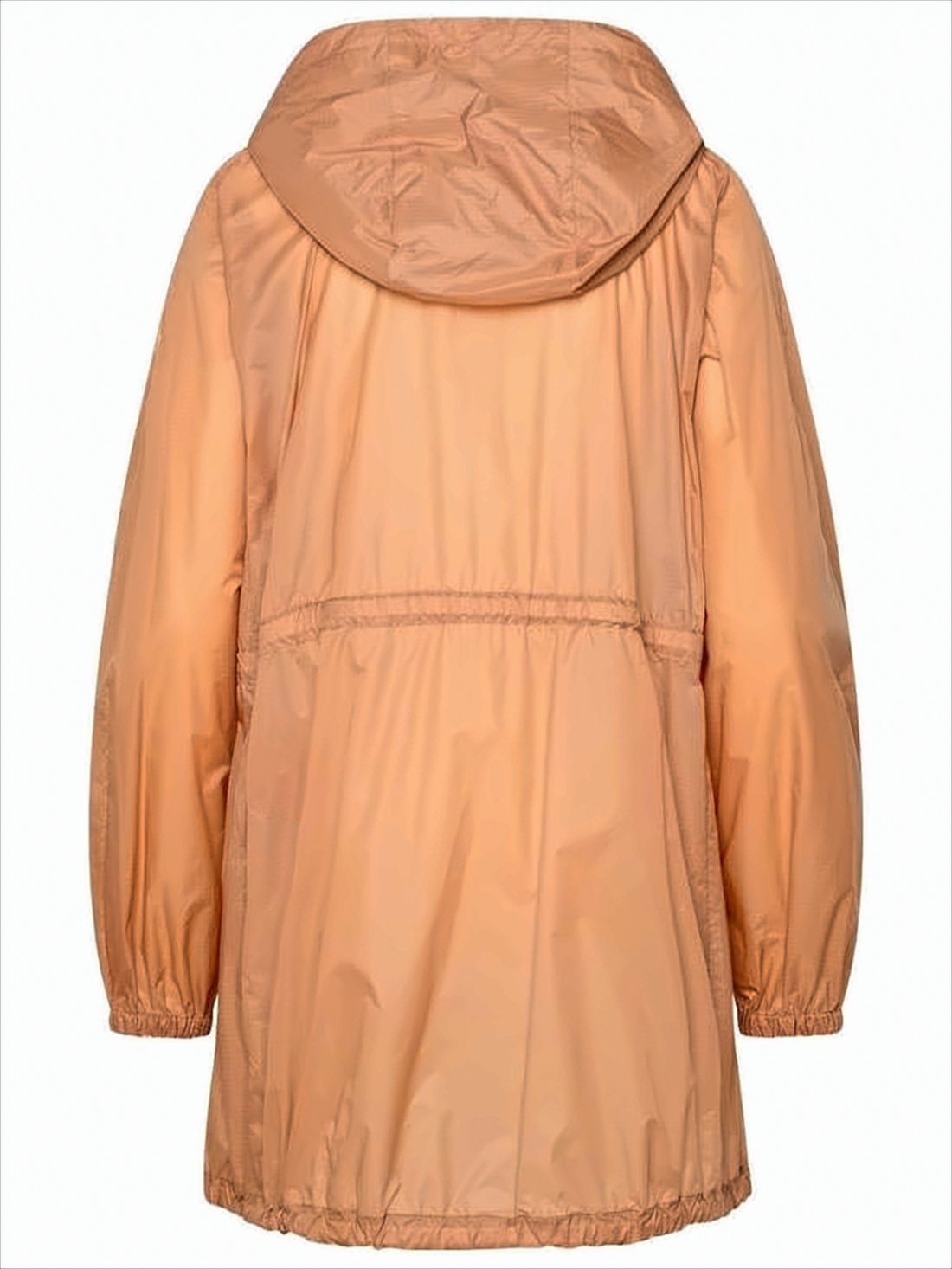Hooded Front-Zip Moncler Jacket with Adjustable Features
