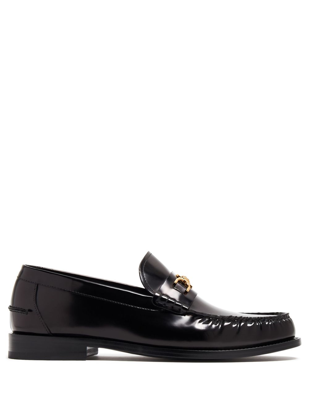Glossy Flat Shoes in Smooth Silk