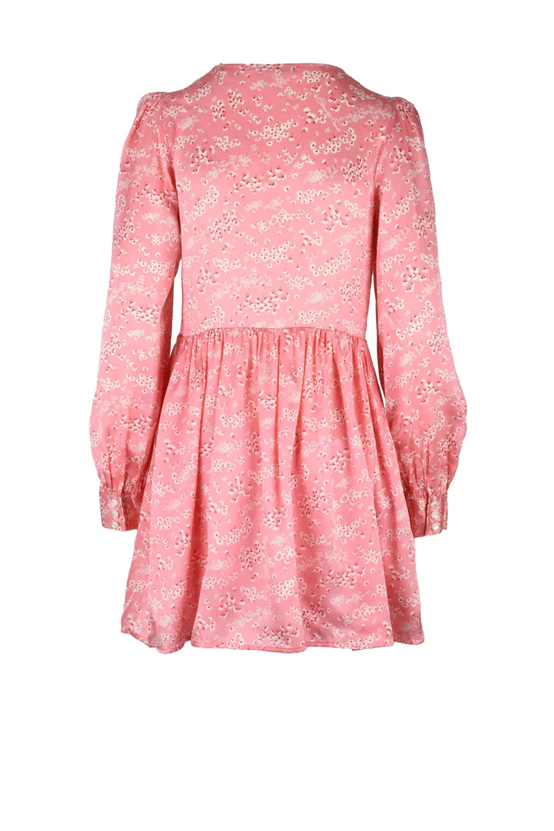 Satin Dress - Pink