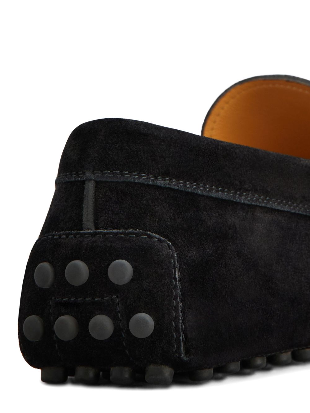 Loafers with Boar Suede Overlays