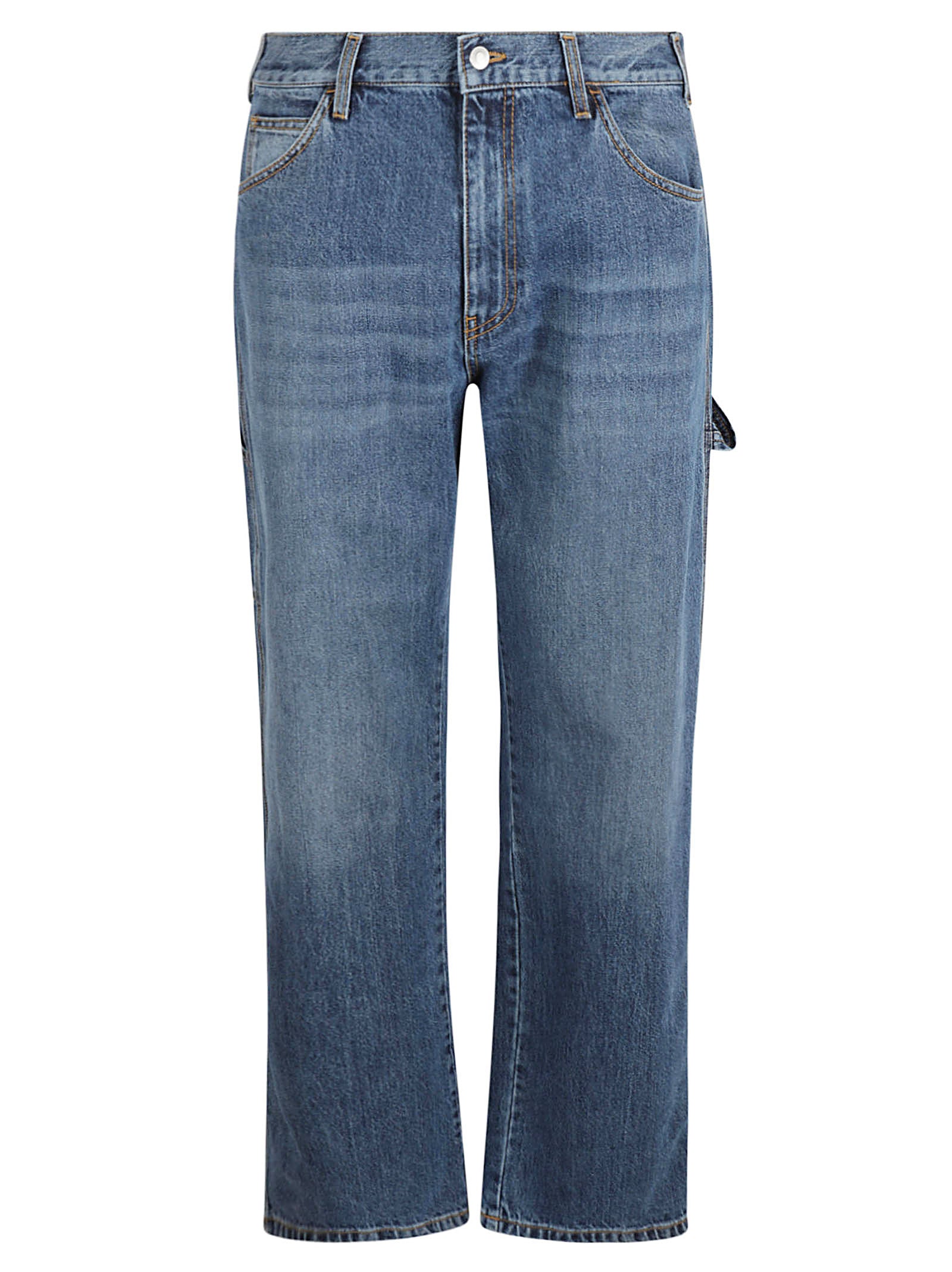 Straight Leg Five-Pocket Alexander McQueen Denim Jeans