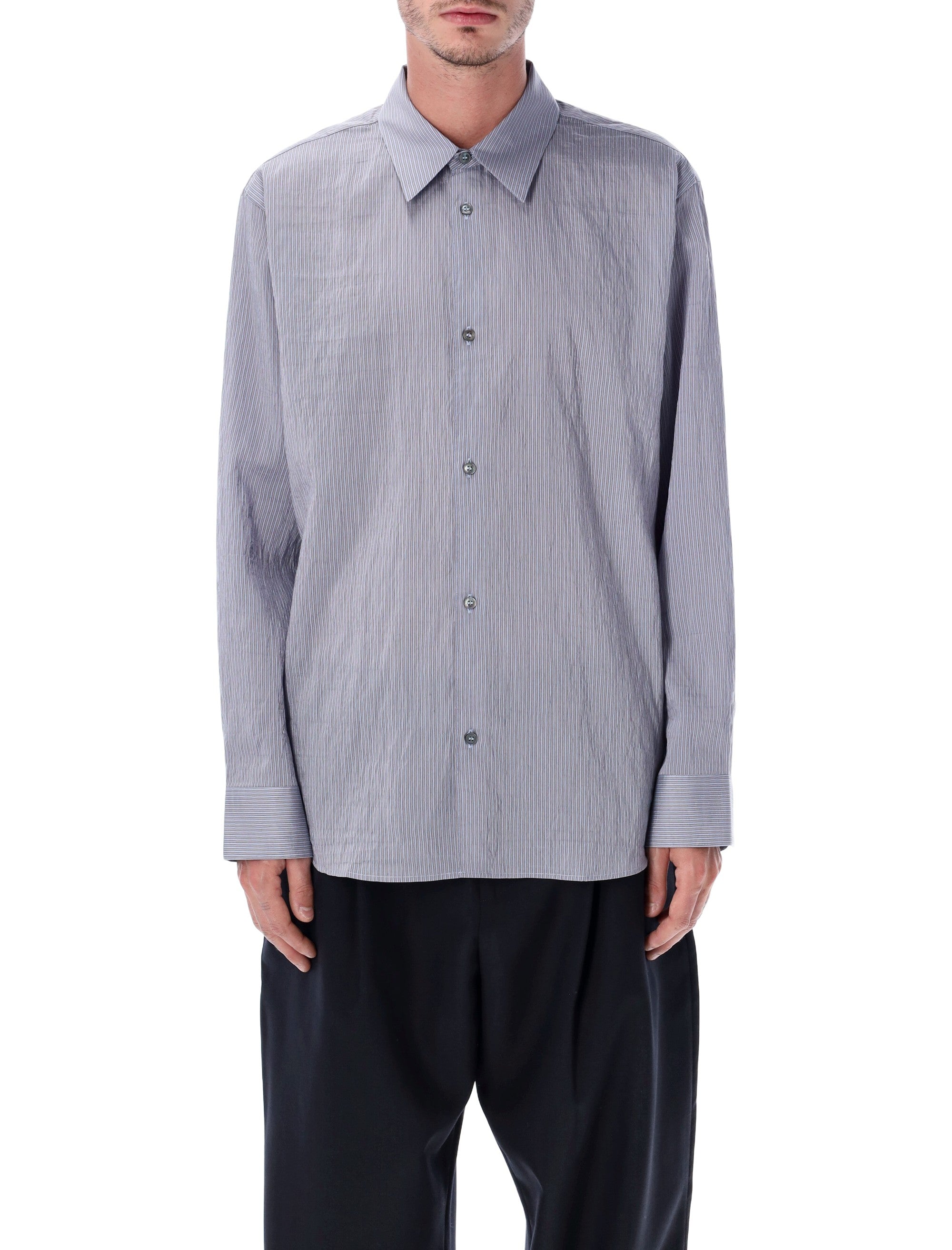 View Lilac Striped Lyocell Shirt