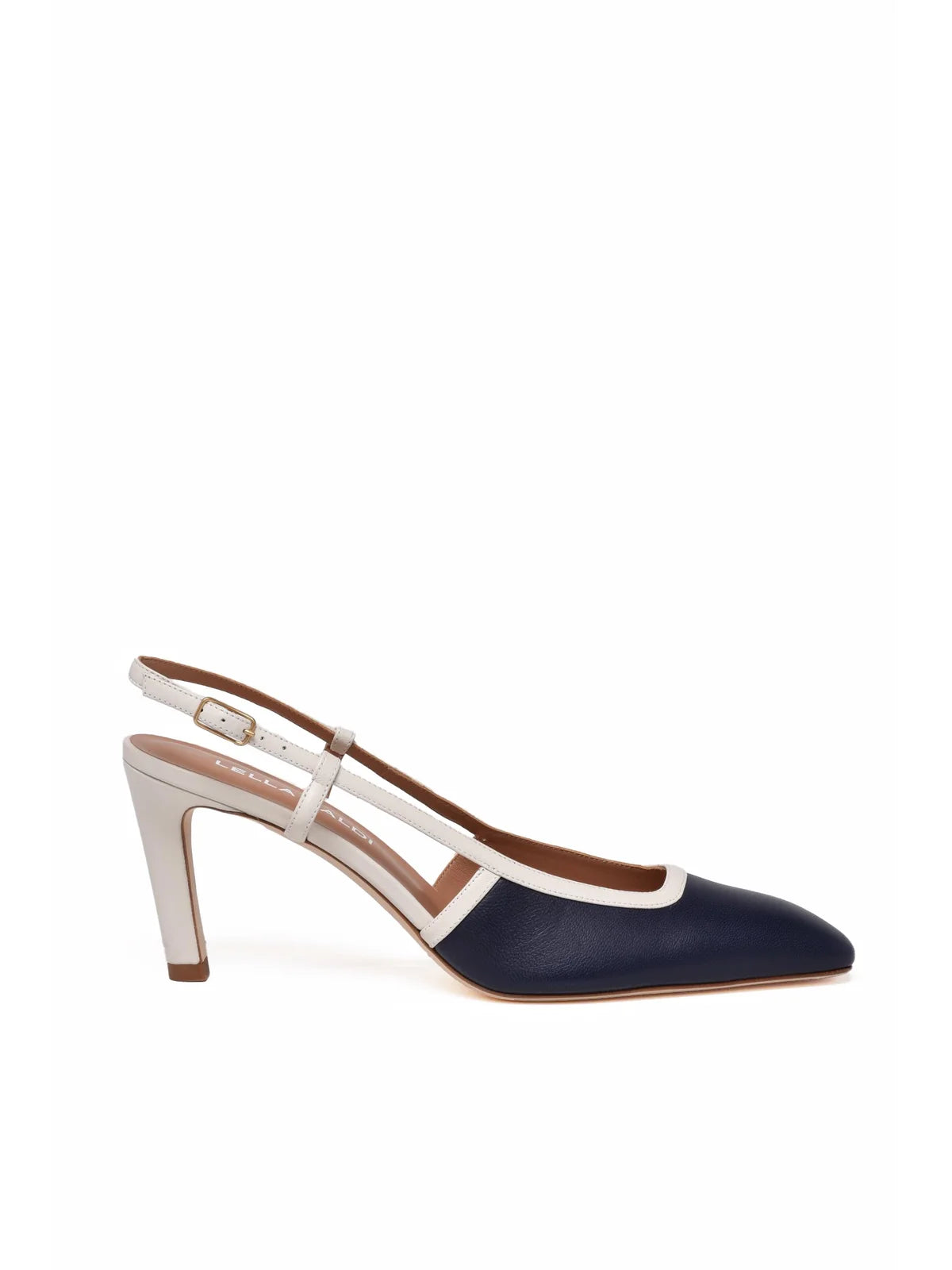 Blue Leather Chanel Pump