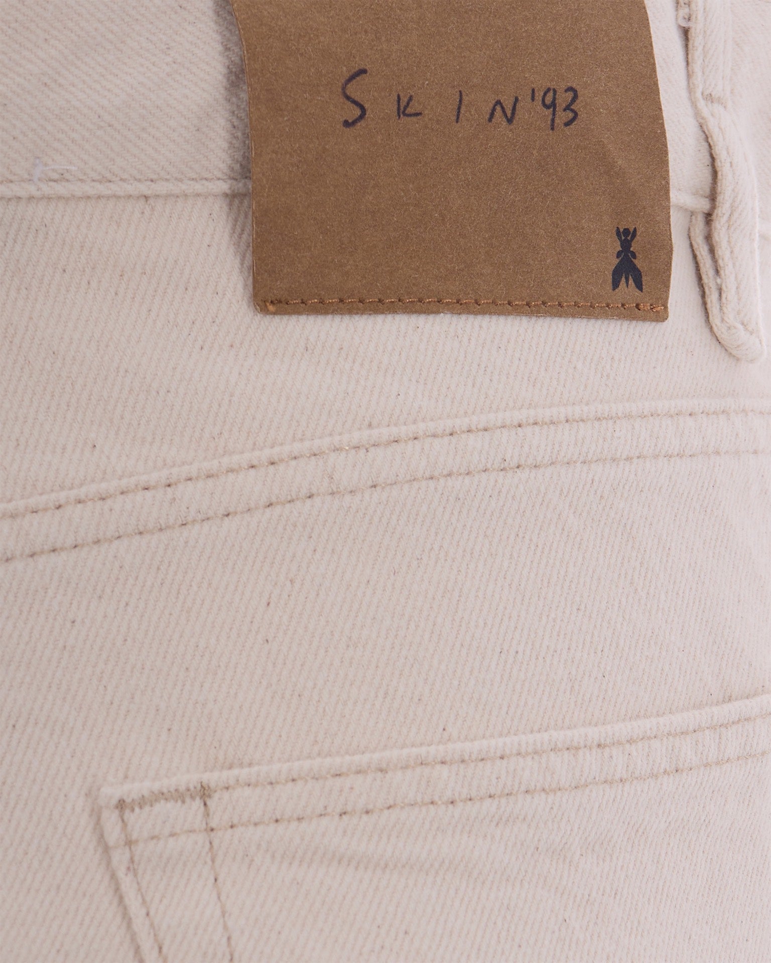 Beige Wash Jeans