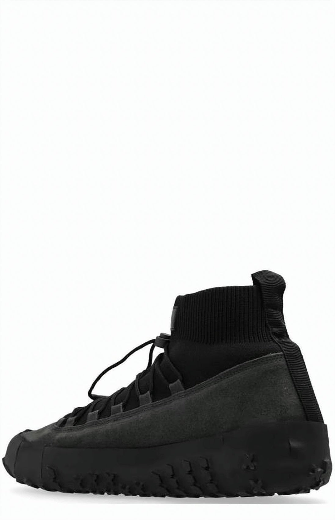 High-Top Sneakers with Sock-Like Collar
