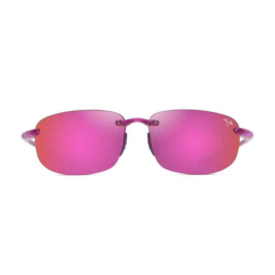 Hookipa Rimless Design Sunglasses with Vibrant Pink Mirrored Lenses