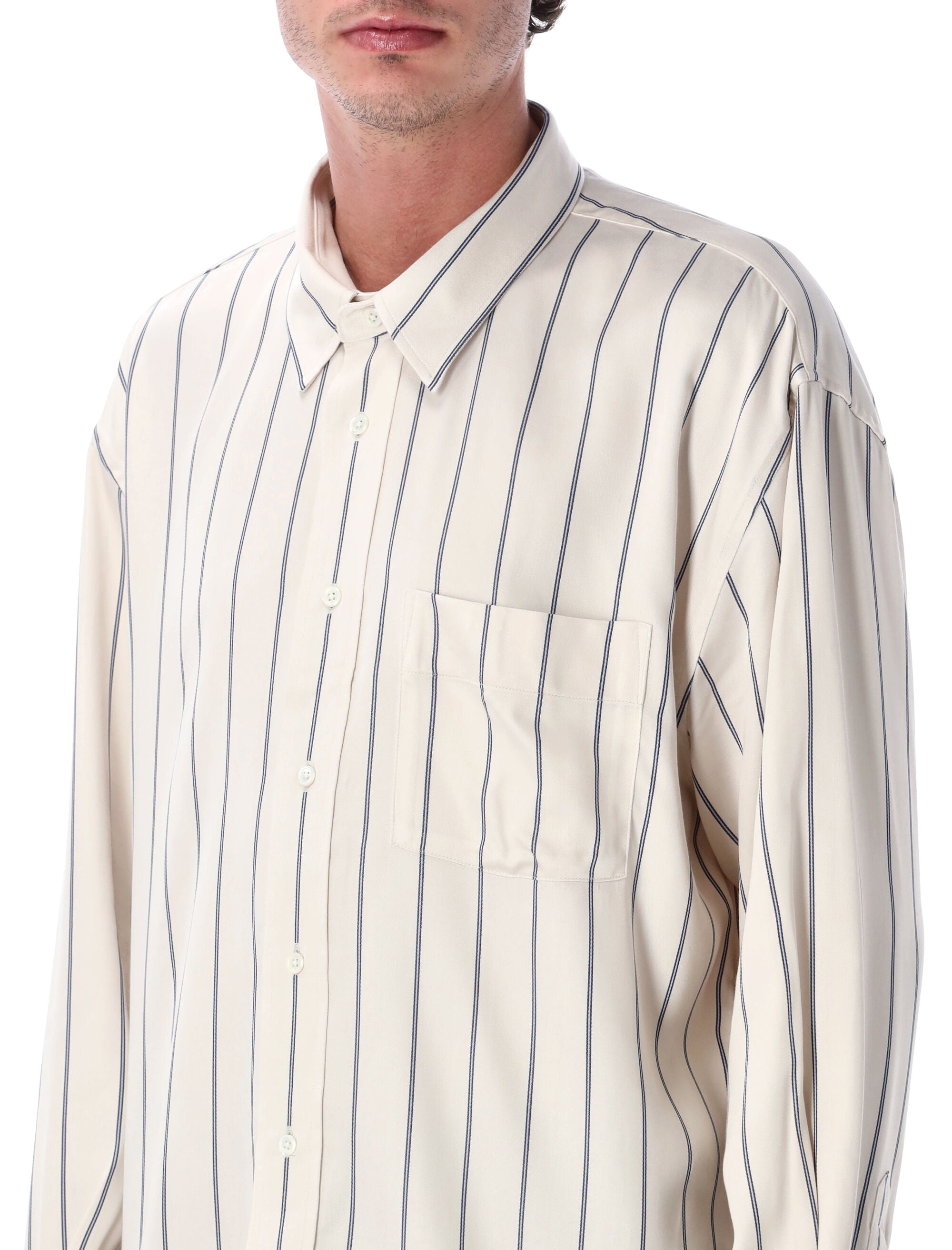 New Base Fluid Stripe Shirt