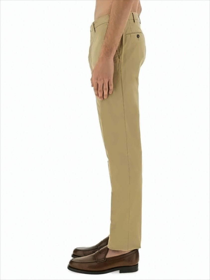 Straight-Fit Tailored Pants with Refined Detailing