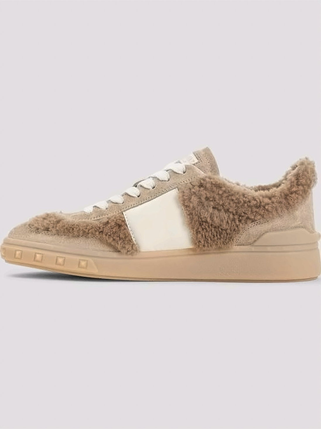 Luxe Wool-Blend Low-Top Sneakers
