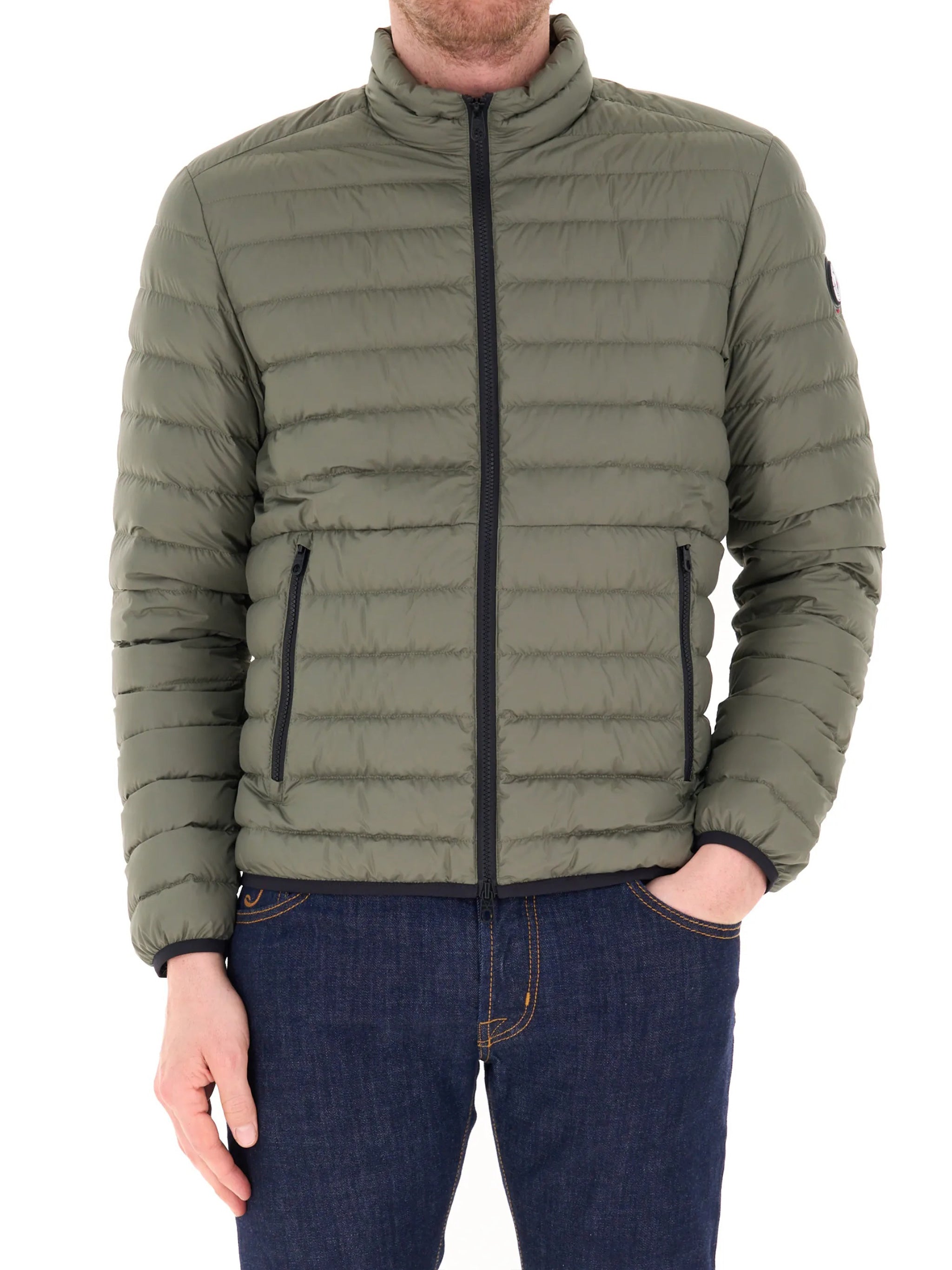 Matt Sur Quilted Olive Green Jacket