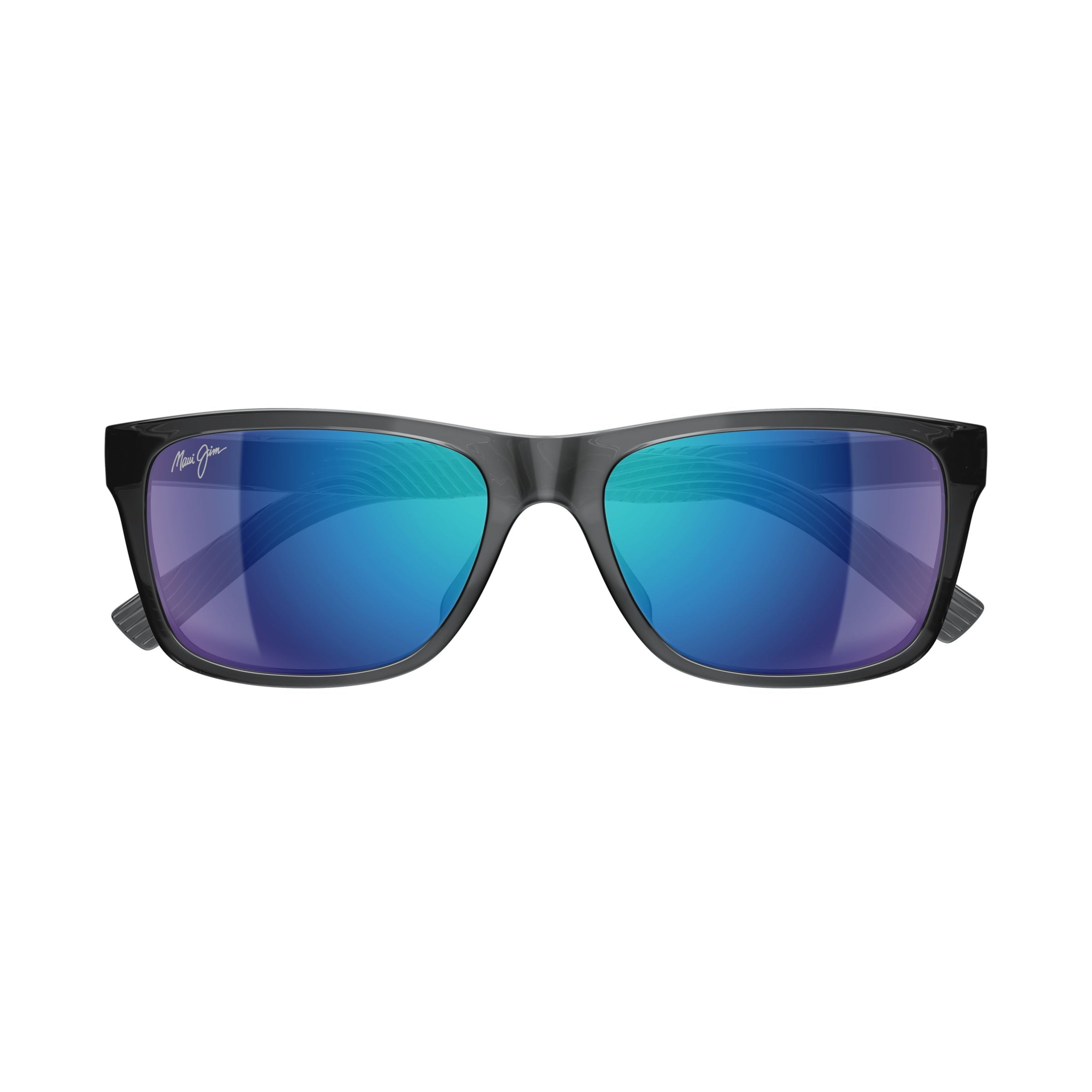 Kowelo Rectangular Frame Sunglasses with Mirrored Gradient Lenses