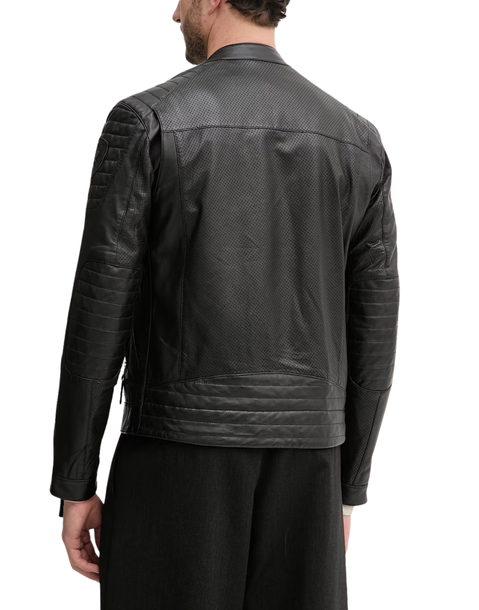 Black Crossland Leather Jacket
