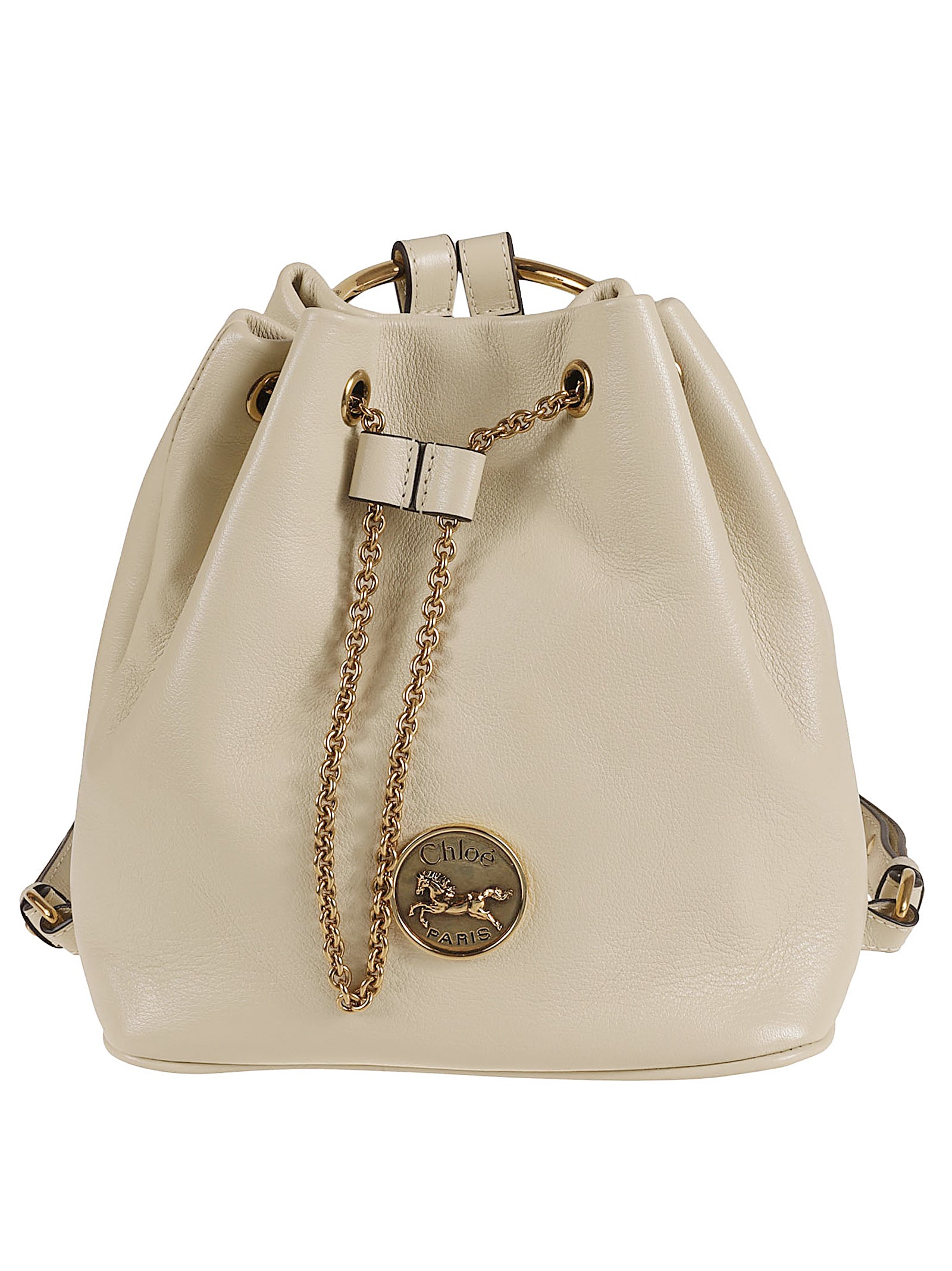Small Grained Buffalo Leather Bracelet Backpack