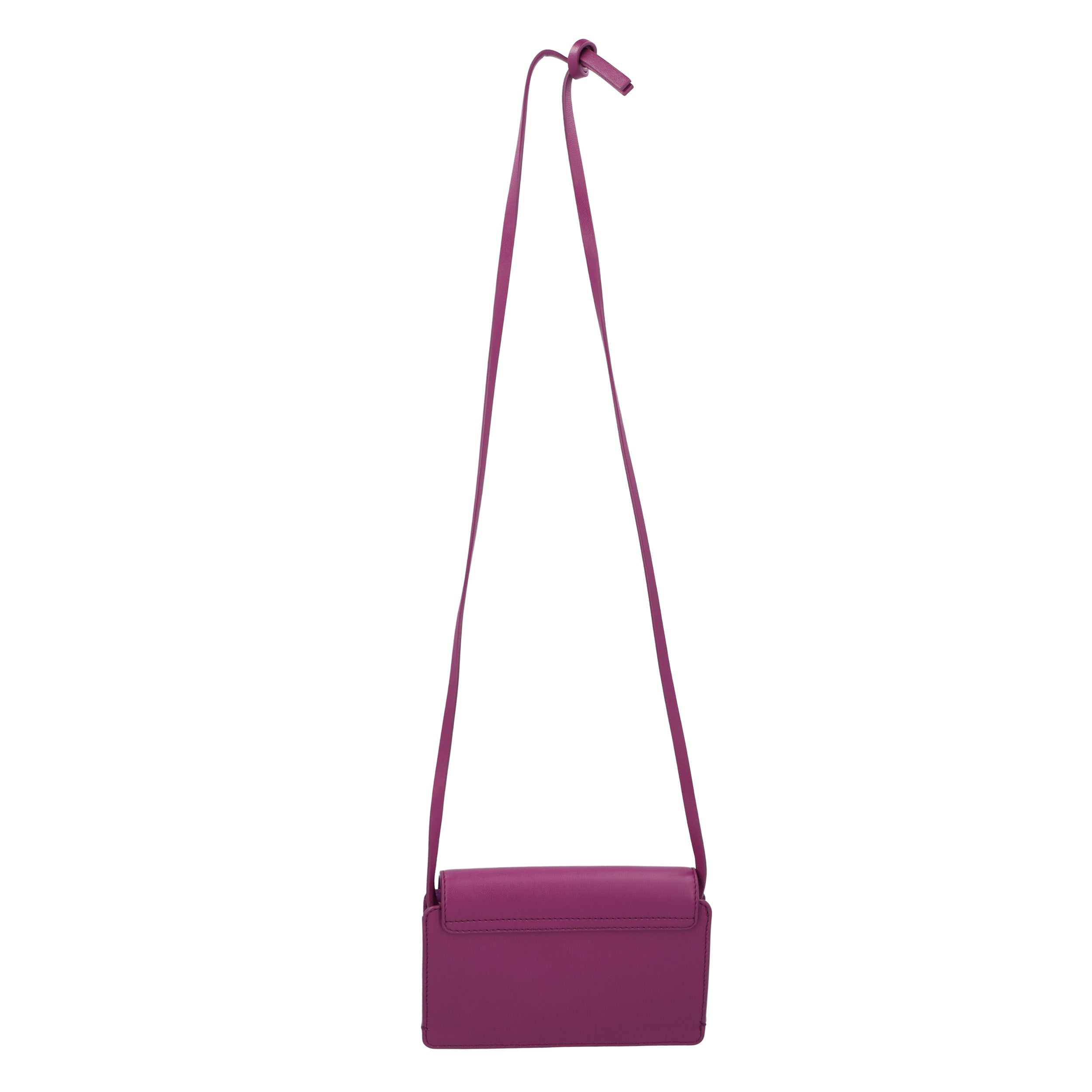 Shoulder Bag With Braided Detail Purple