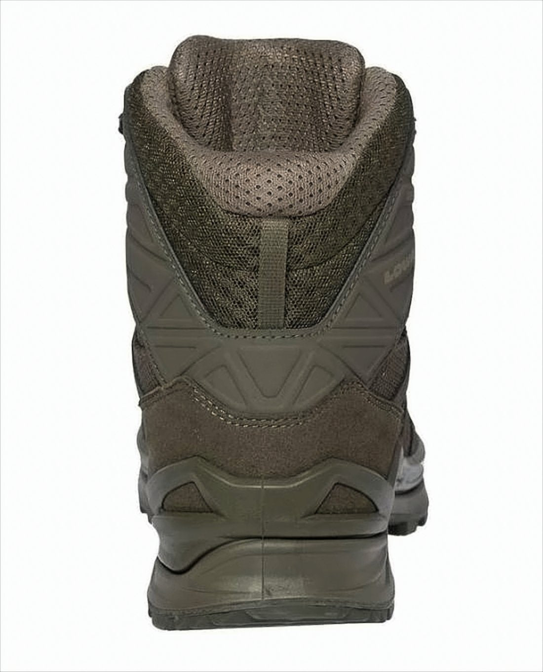 High-Top Rugged Boots with Suede