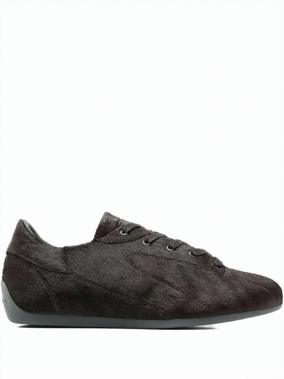 Textured Leather Low-Profile Sneakers