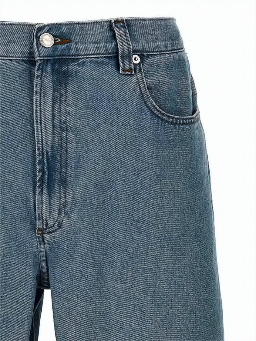 Classic Straight-Leg Denim Pants