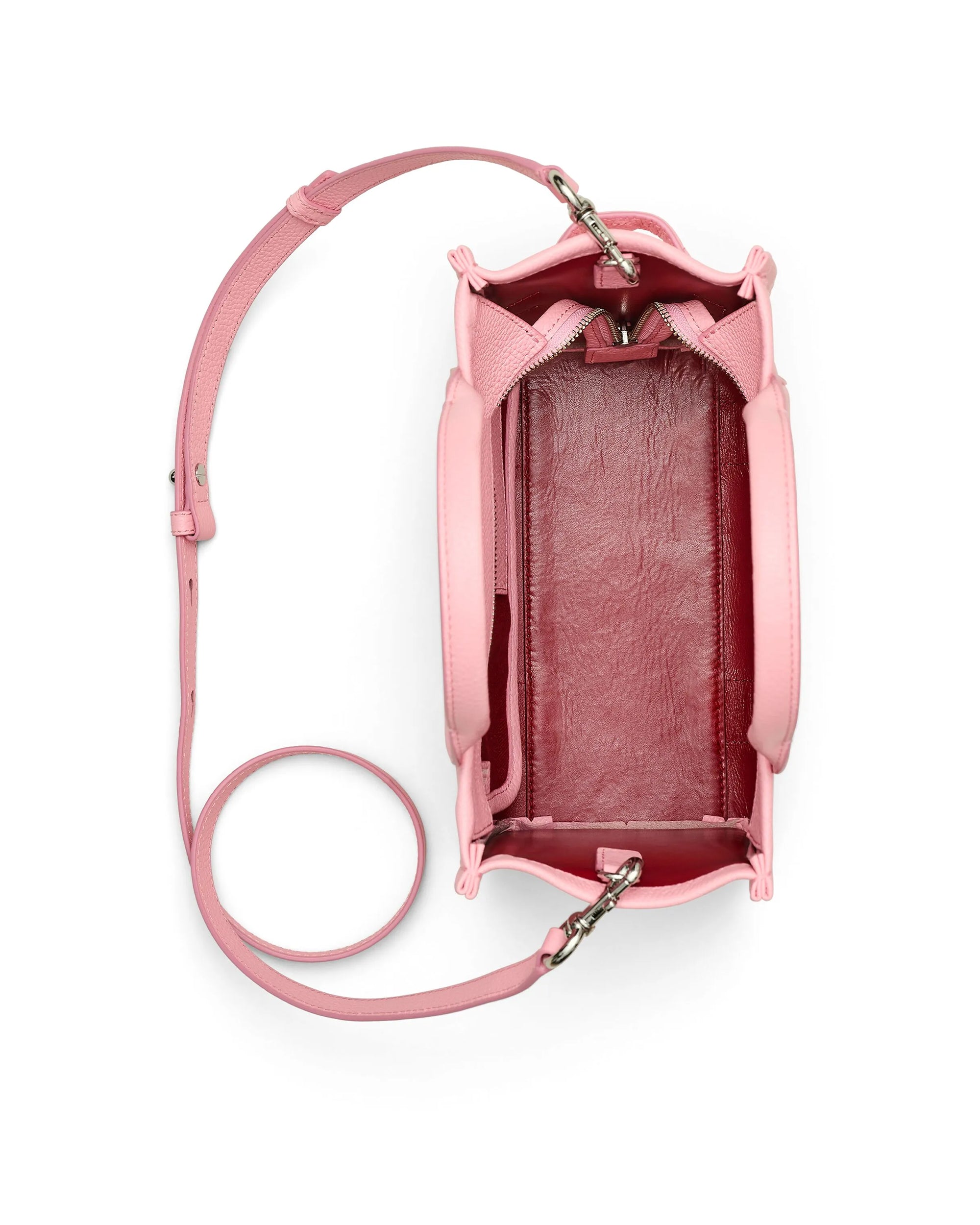 Pink The Leather Small Tote Bag