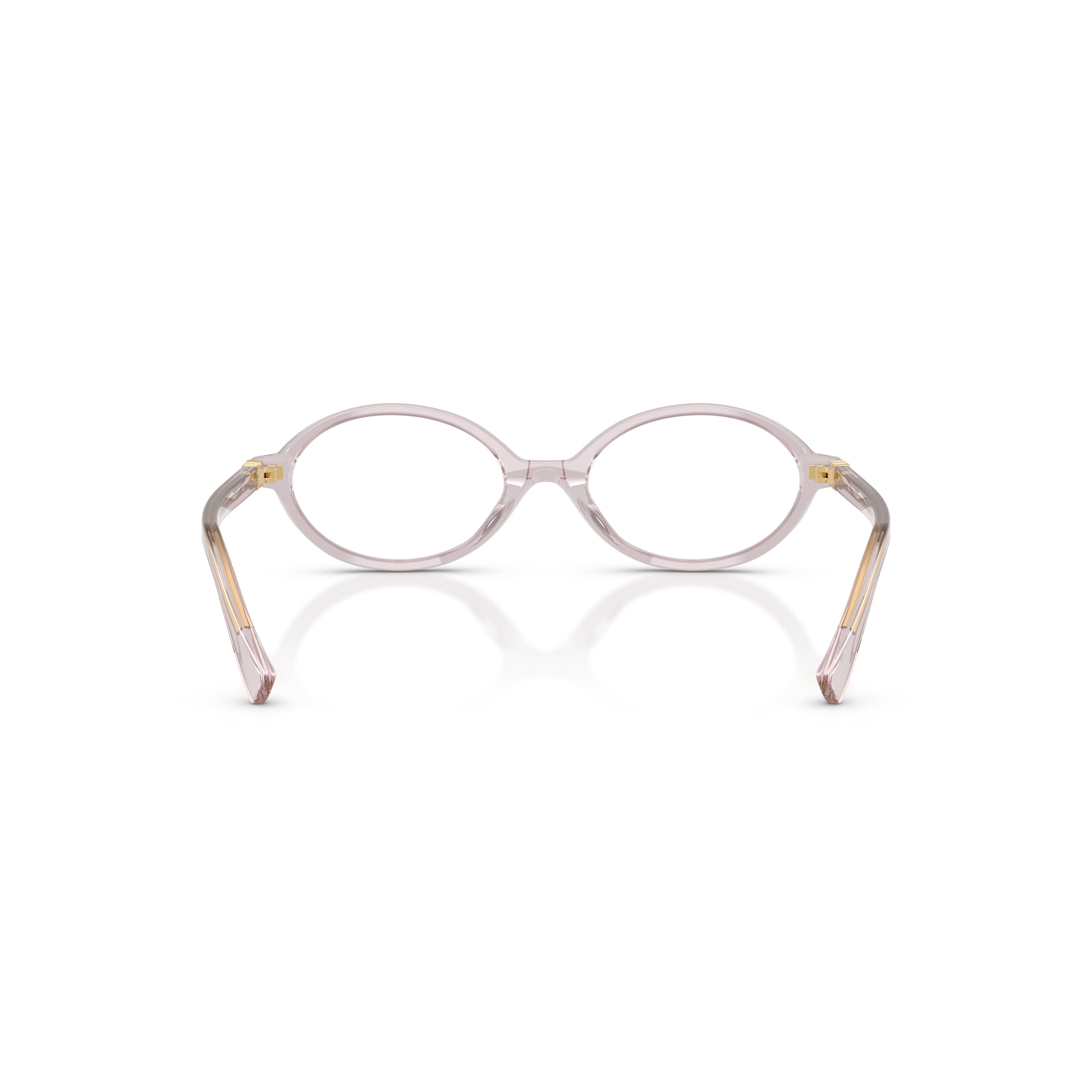 0mu 01xv Translucent Acetate Oval Frame Eyeglasses